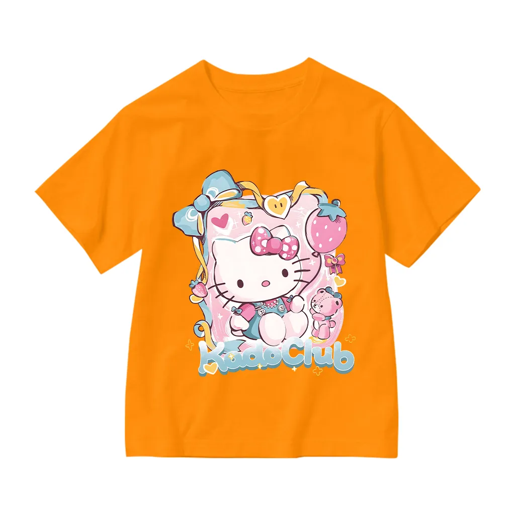 Áo thun bé gái Kado tay ngắn cổ tròn vải cotton thoáng mát dày dặn hình Kitty dễ thương 2871_thumbnail_18