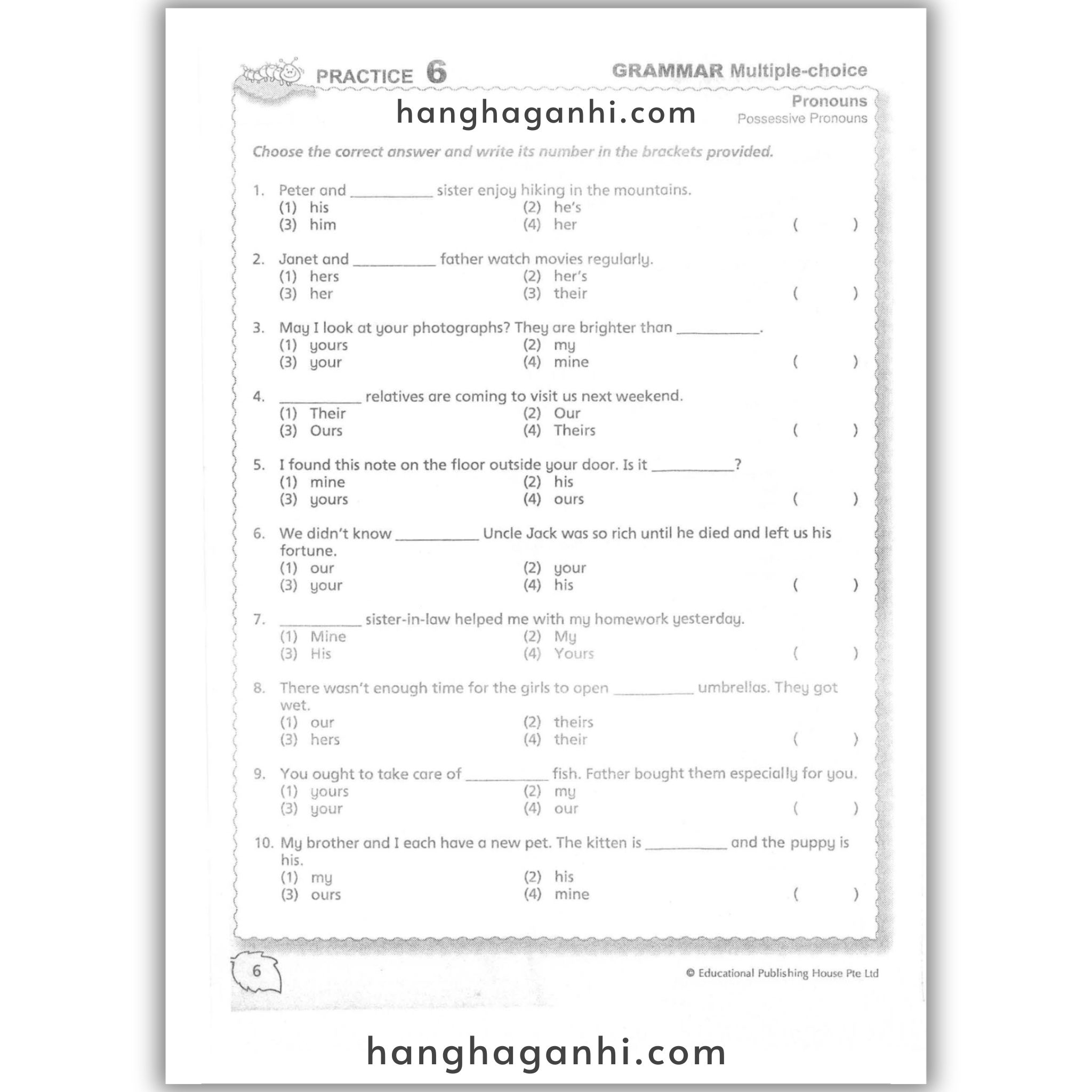 Complete Practice Book for Grammar, Vocabulary & Comprehension Primary 6_thumbnail_2