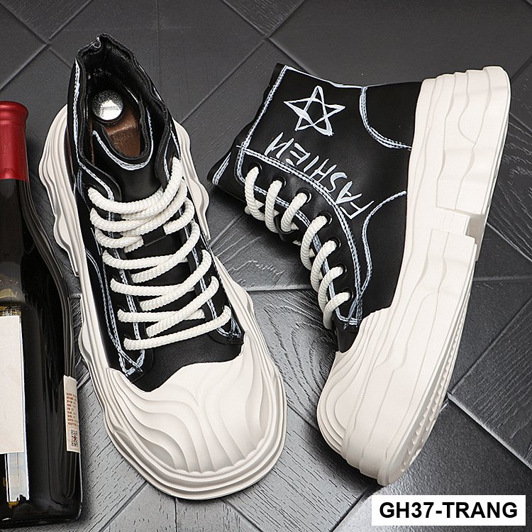 GH37 -  Giày bốt nam cổ cao đế dày