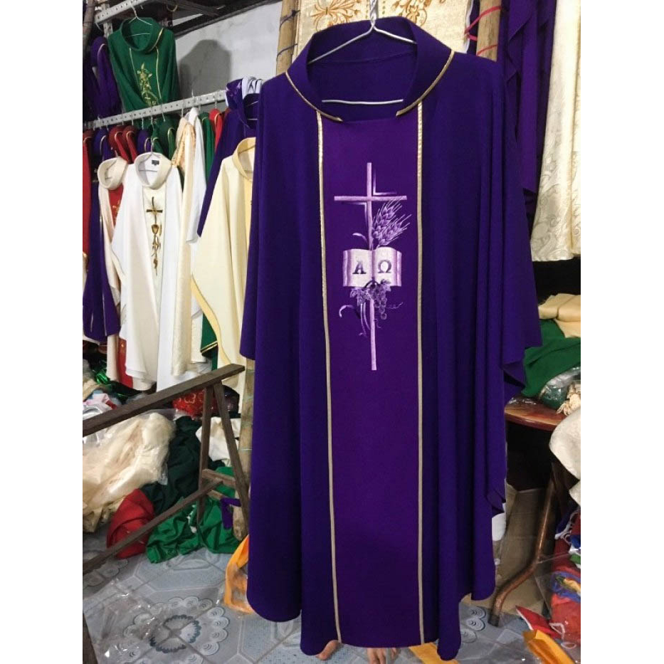 Áo lễ linh mục màu tím - Qùa tặng tân linh mục - Qùa tặng cha xứ