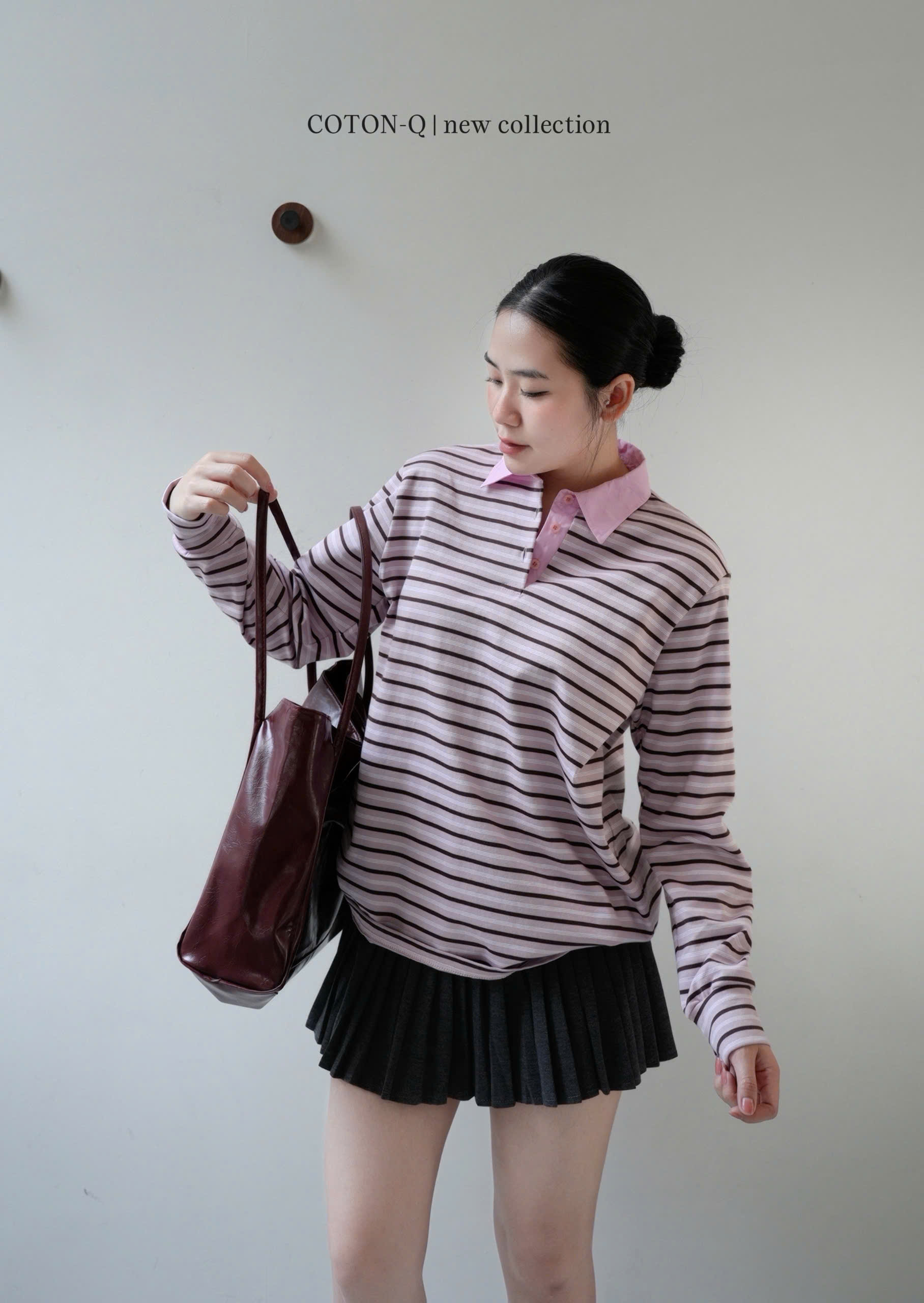 Áo thun tay dài sọc to ( ĐEN )_thumbnail_13