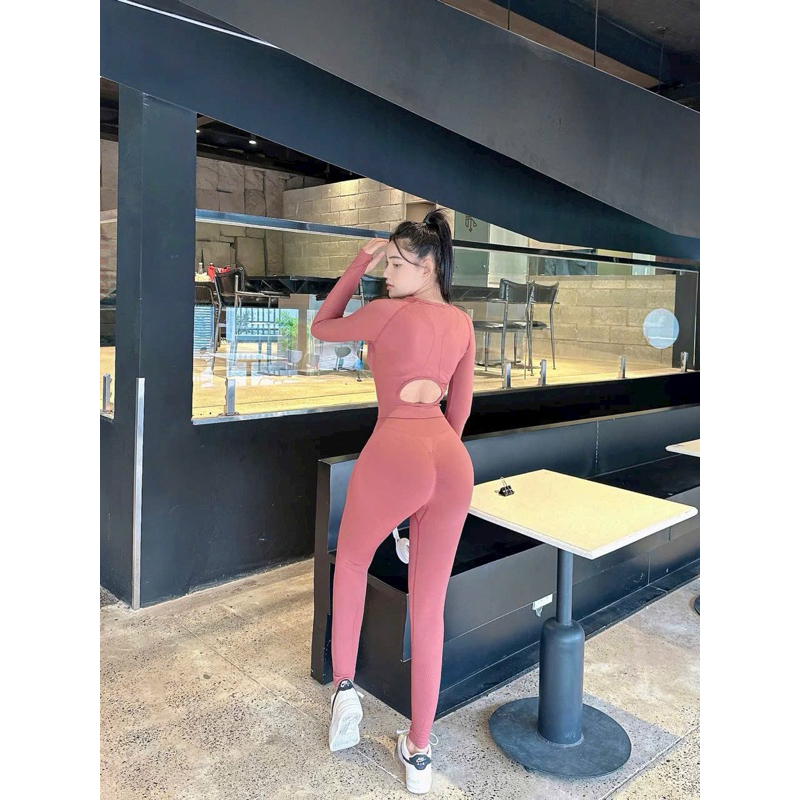 Set Quần Áo Dài Áo Tay Dài Ôm Body