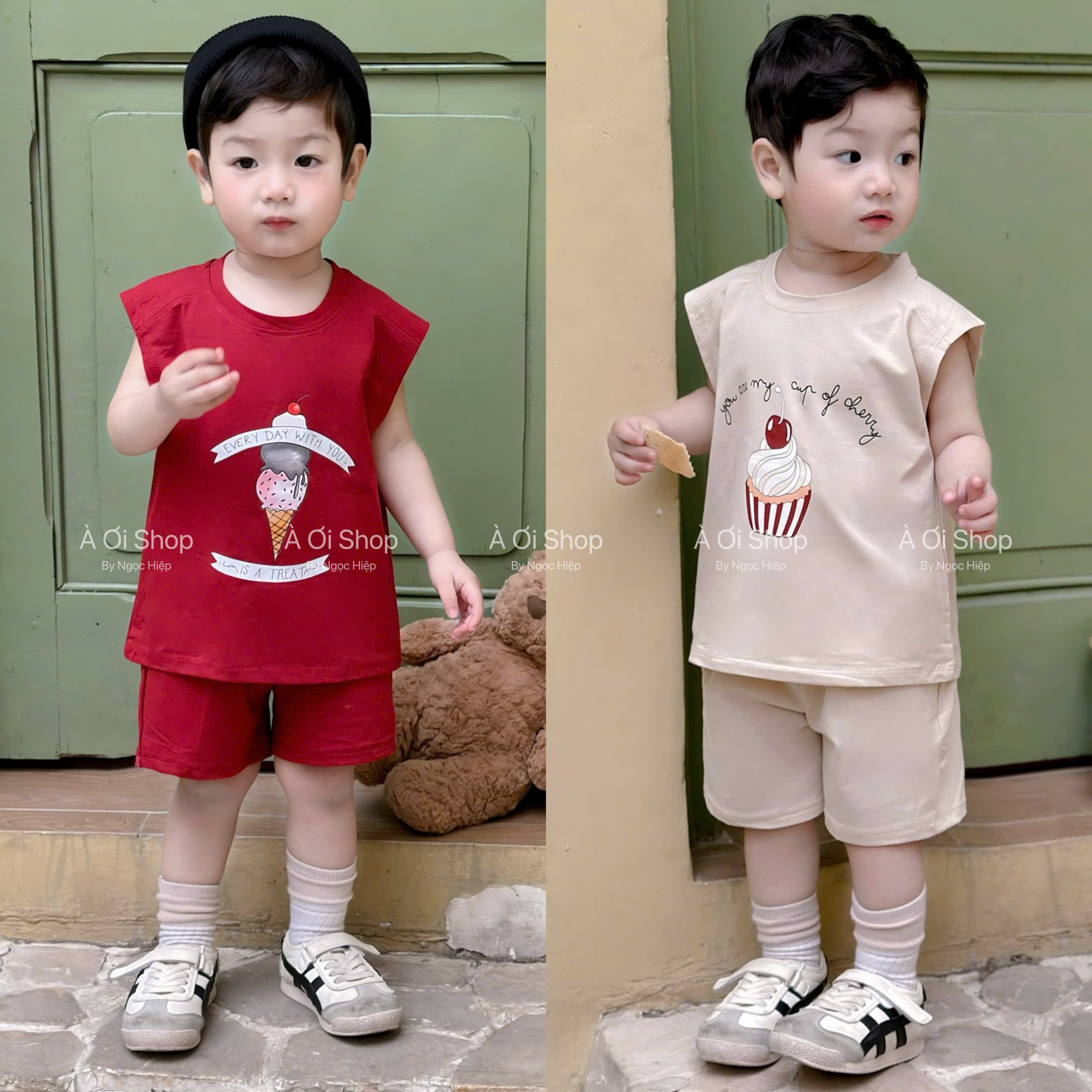 H55 SET 2 BỘ BA LỖ KEM CHUỐI BẮP- A100.345