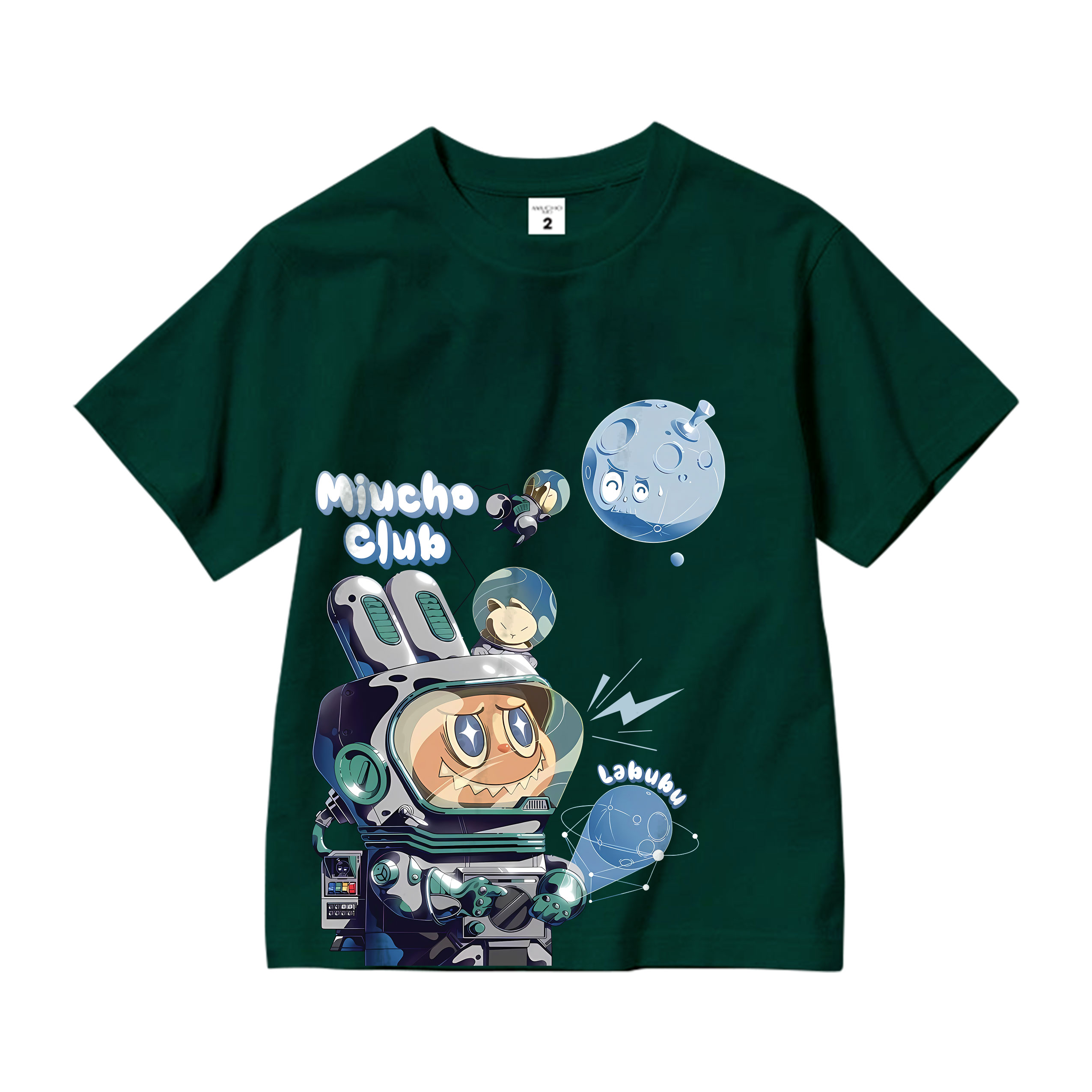 Áo thun bé trai labubu form rộng AED1497 Miucho Kid vải cotton thoáng mát cổ tròn in artwork_thumbnail_10