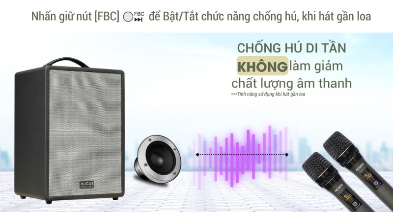 chống hú trên loa acnos aucus x300