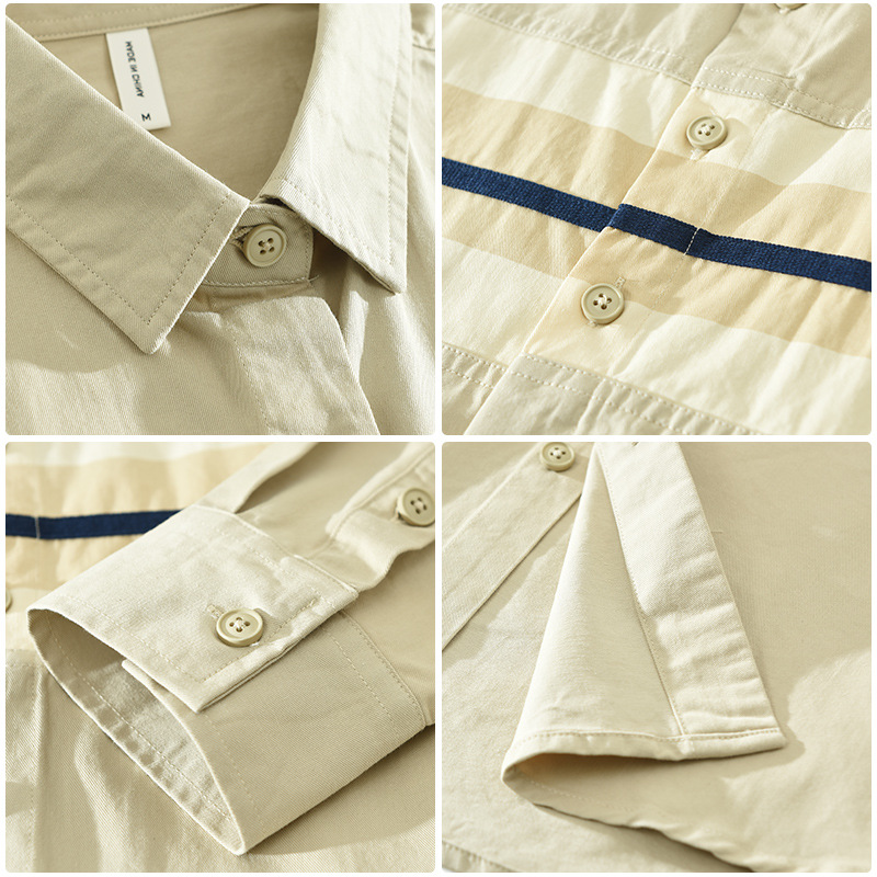 Áo Sơ Mi Dài Tay Nhật Bản Dáng Rộng Thanh Niên – Phong Cách Văn Học, Đơn Giản & Đa Năng_thumbnail_2