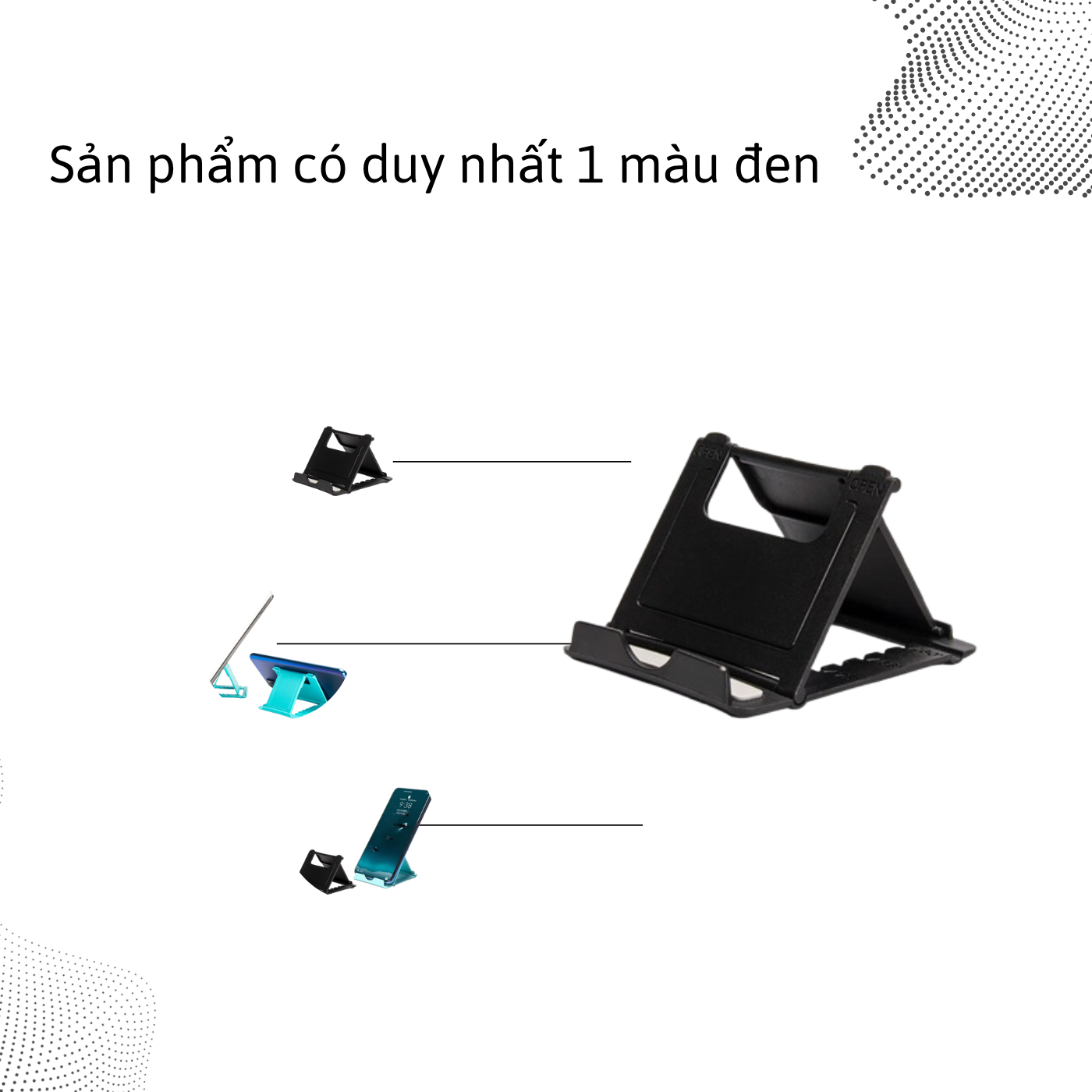 T-ECO SHOP Giá Đỡ Điện Thoại & Máy Tính Bảng Gập Gọn – Điều Chỉnh Góc Linh Hoạt, Nhựa Bền Nhẹ_thumbnail_5