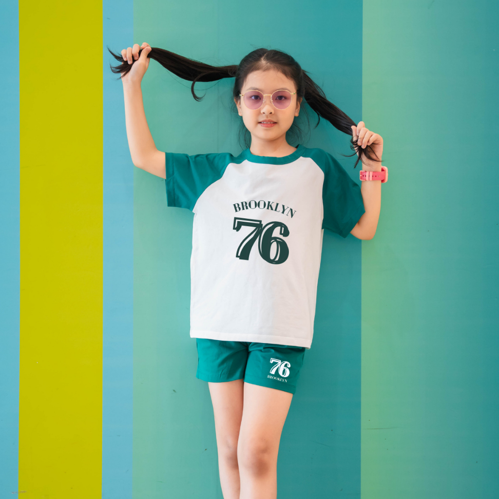 Bộ đồ bé gái phối màu in hình nhiều mẫu - Loza Kids G0186_thumbnail_4