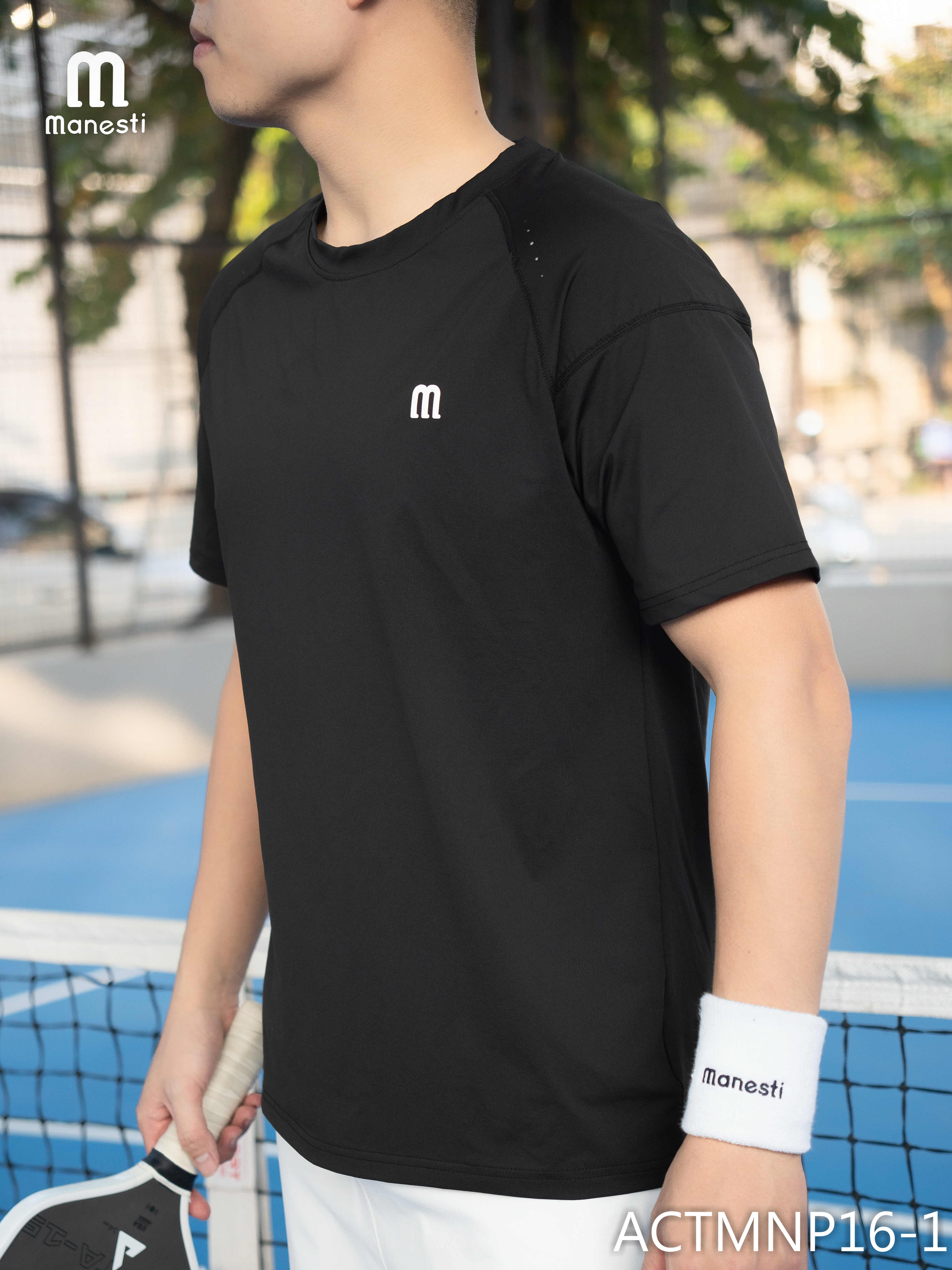 Áo thun thể thao nam chơi Pickleball/Tennis CoolVent Manesti_thumbnail_11