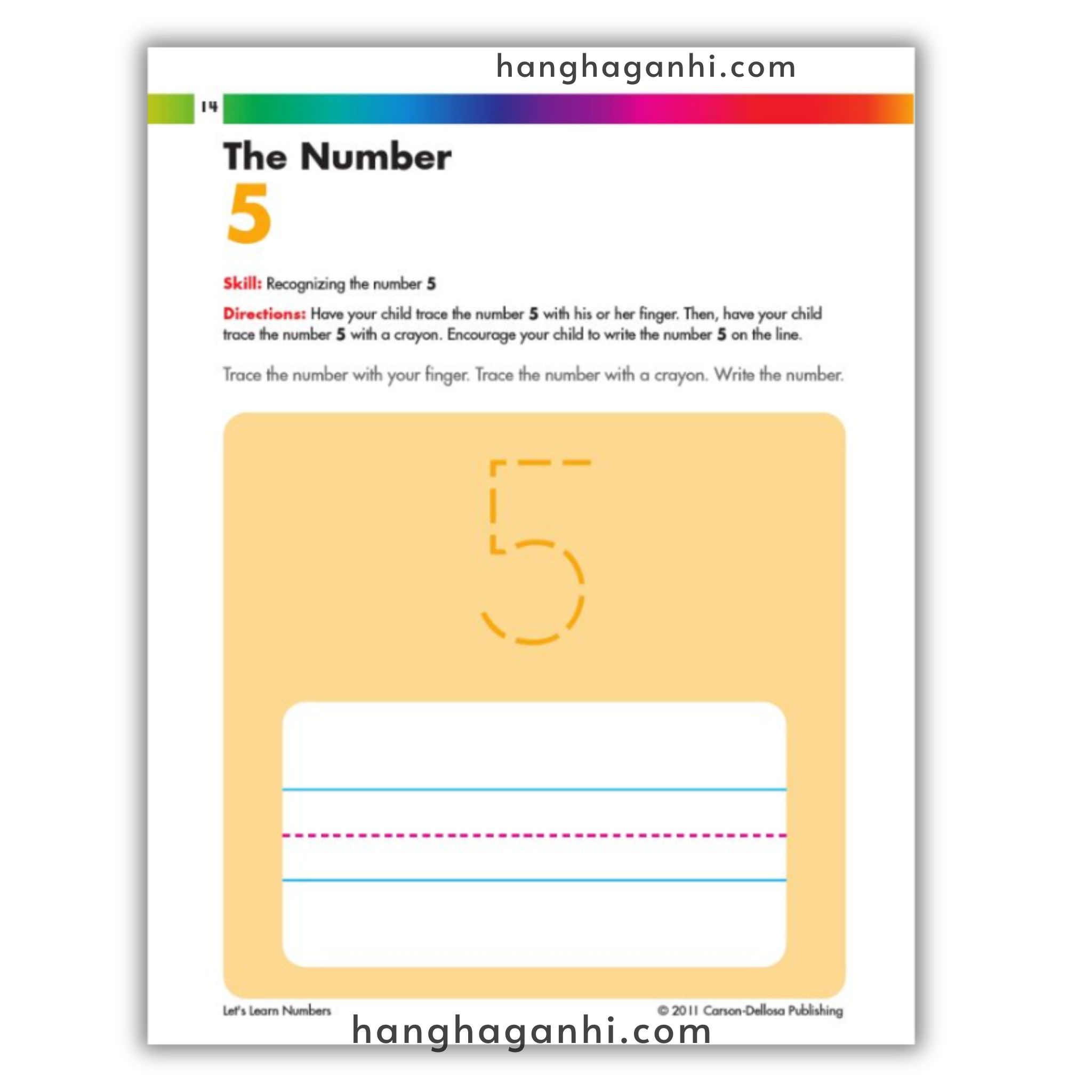 Spectrum 2+ Lets Learn Numbers for Early Years, sách Mỹ cho bé_thumbnail_10