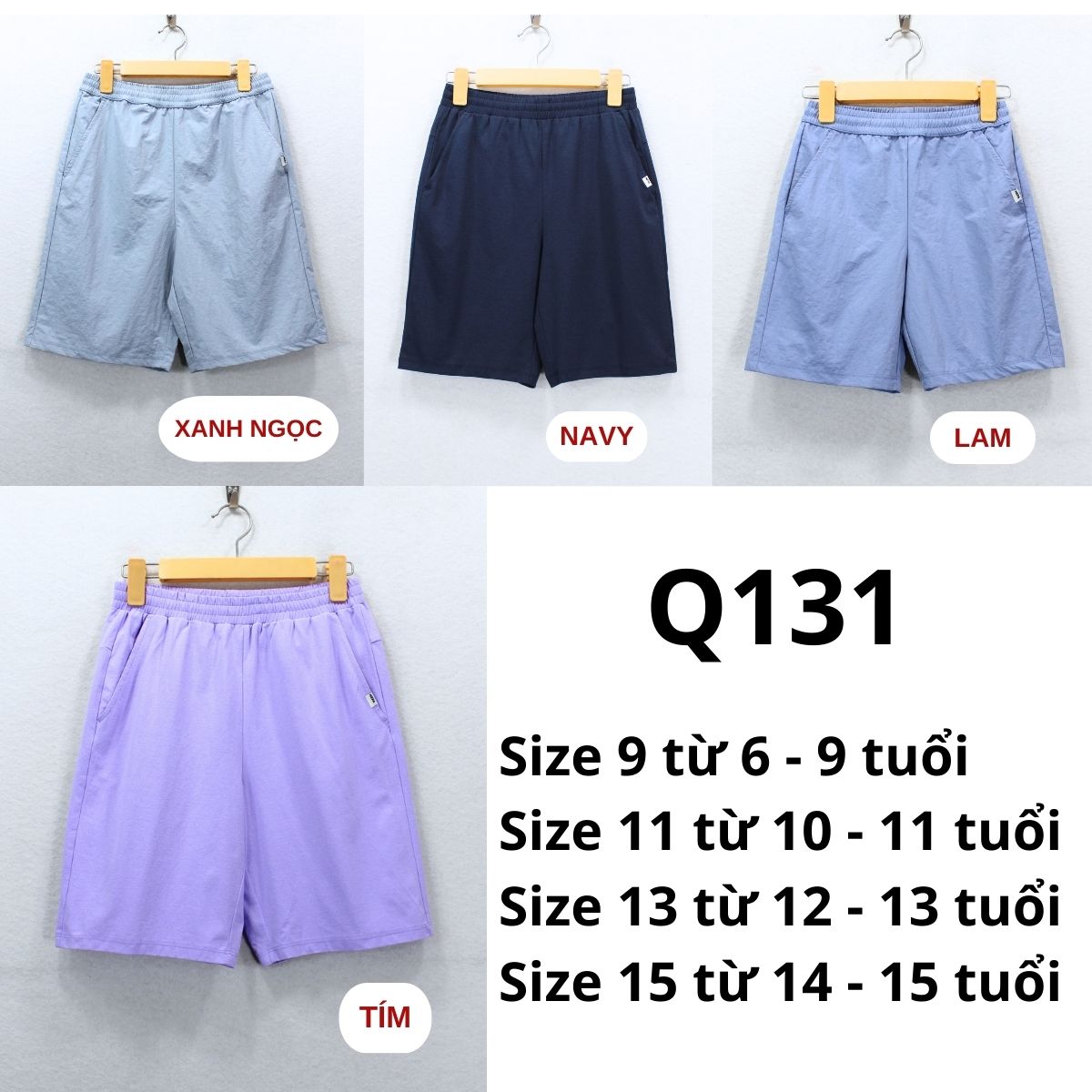 Q131-Quần đui bé trai