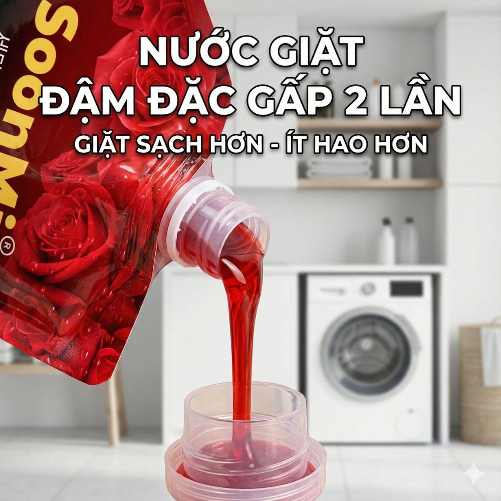 1 Thùng 3 Túi nước giặt hương nước hoa Soonmi 3.8L_thumbnail_11