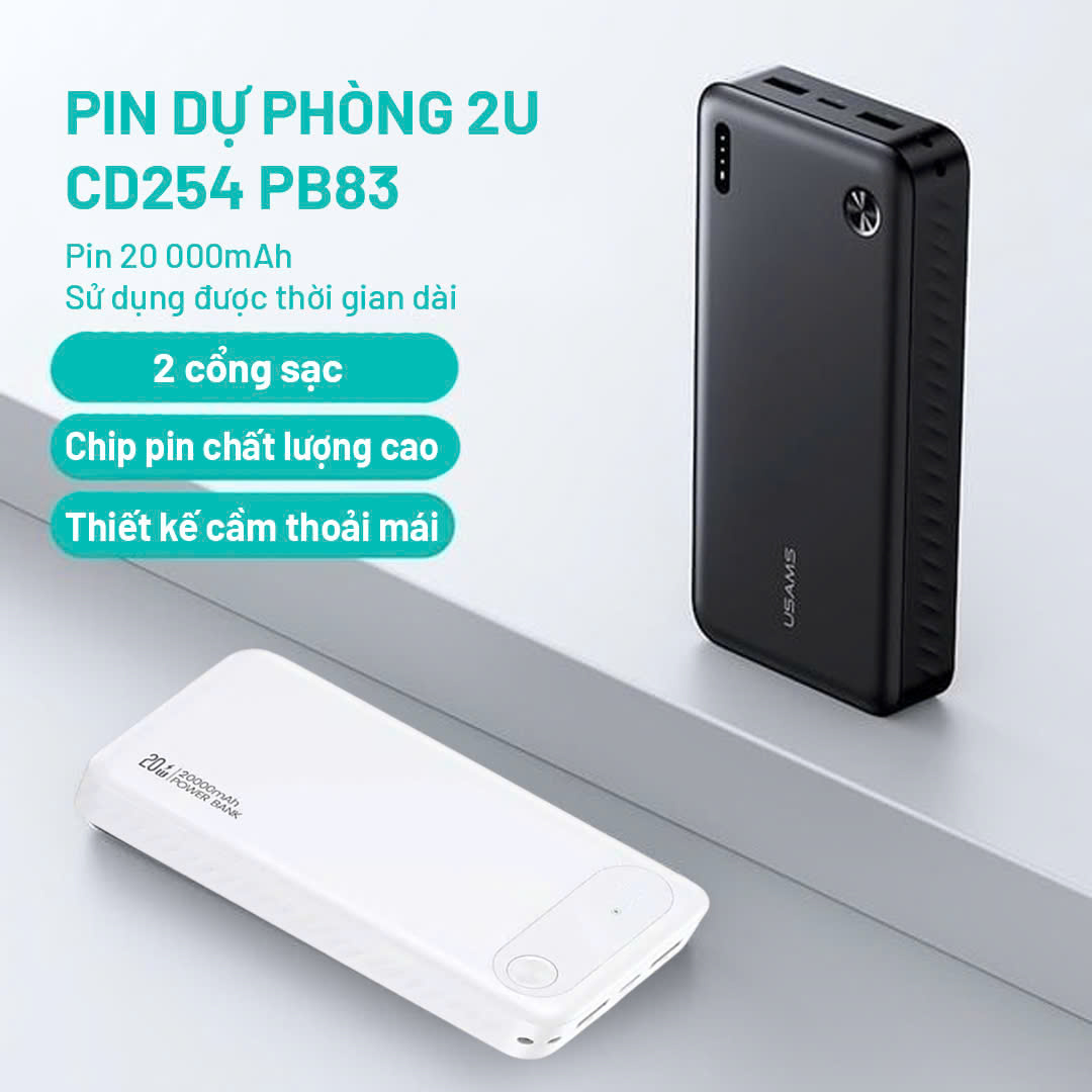 Pin Dự Phòng 2U CD254 PB83 20.000mAh 10.5W_thumbnail_7
