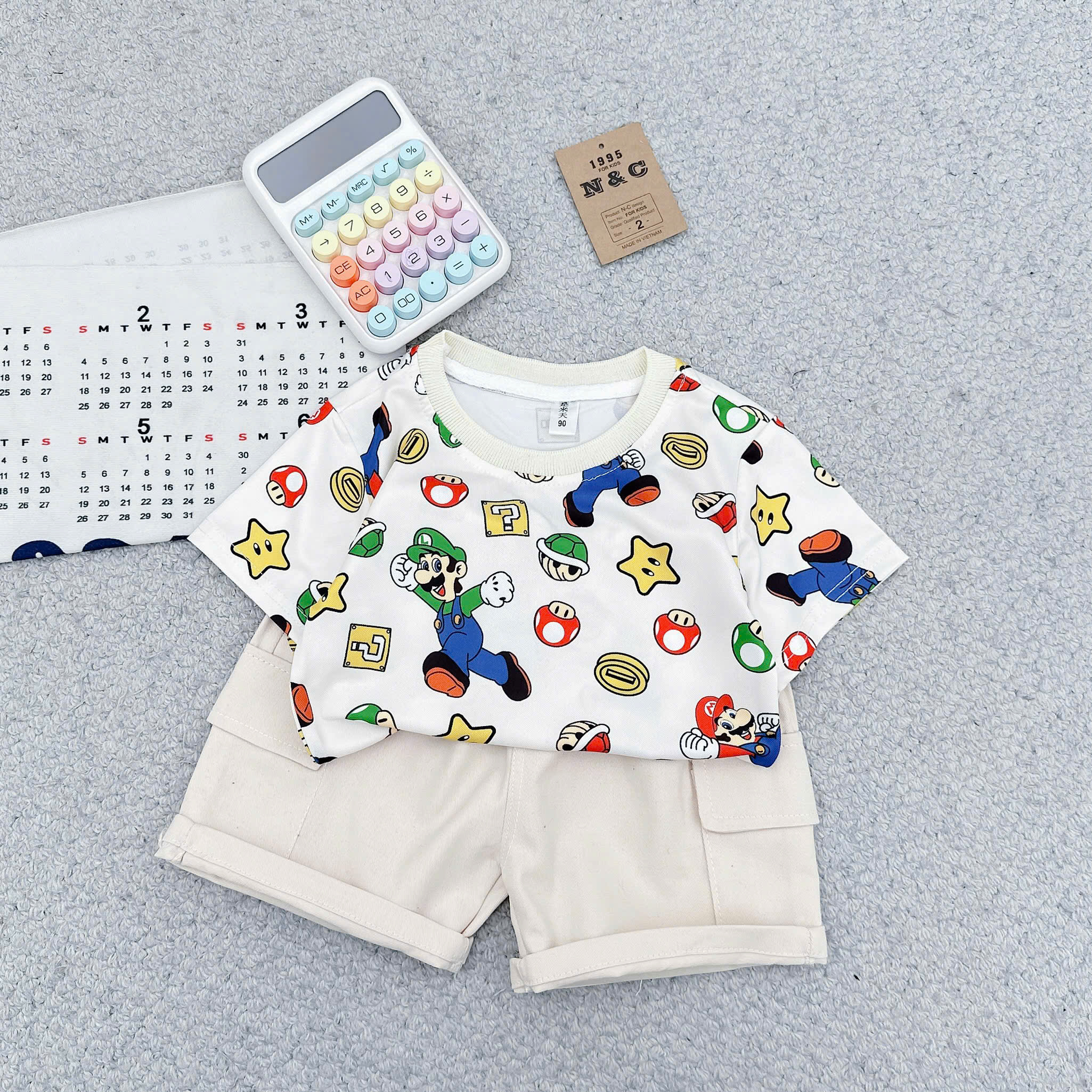 E98 BỘ CỘC TRÒ CHƠI MARIO FULL ÁO - A117.1501