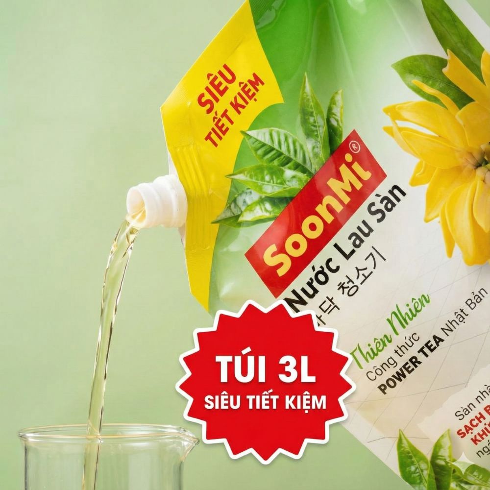 Nước lau sàn hương hoa Ylang Soonmi 3 Lít_thumbnail_7