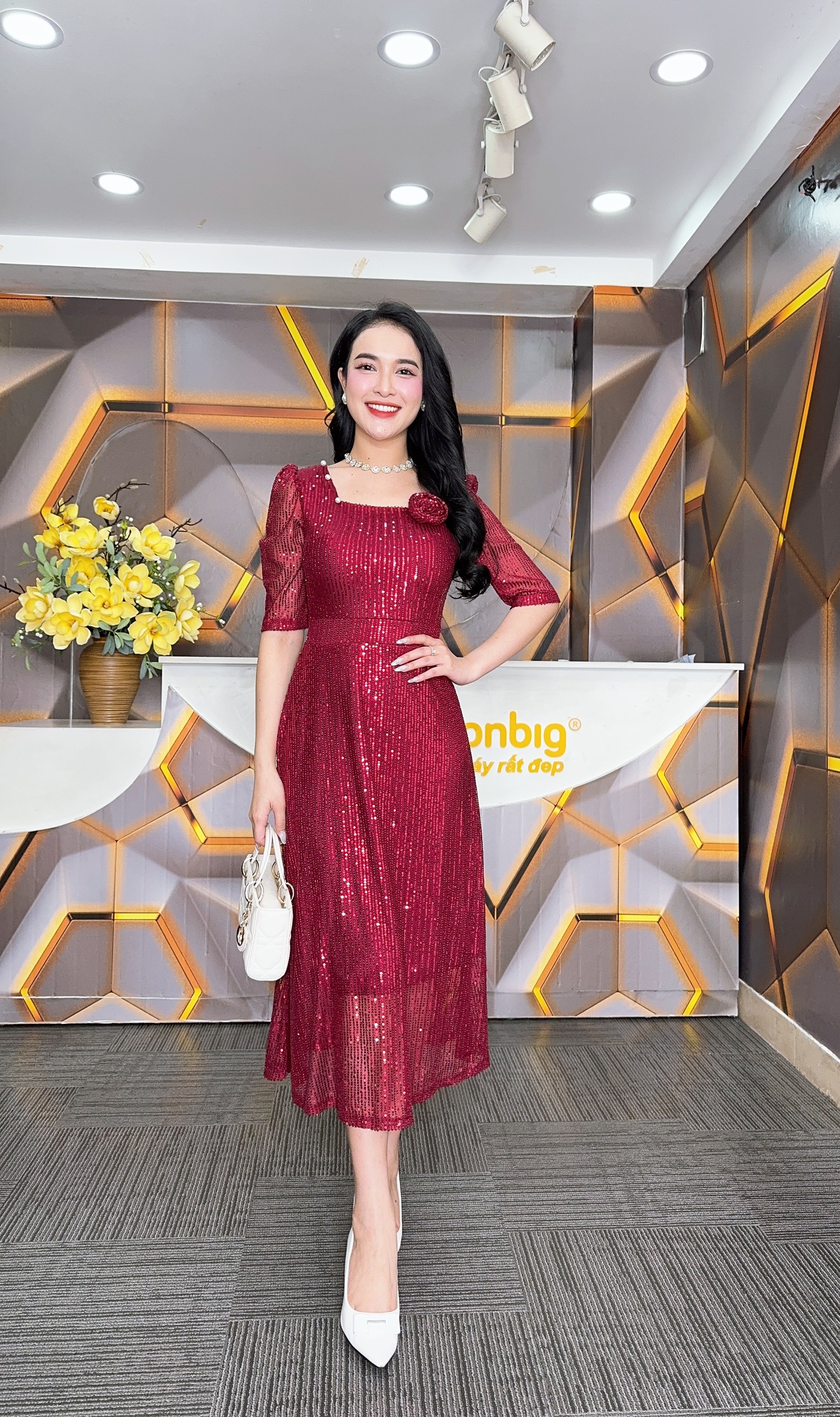 Đầm xòe - Y1786 - Thương hiệu Zonbig_thumbnail_6