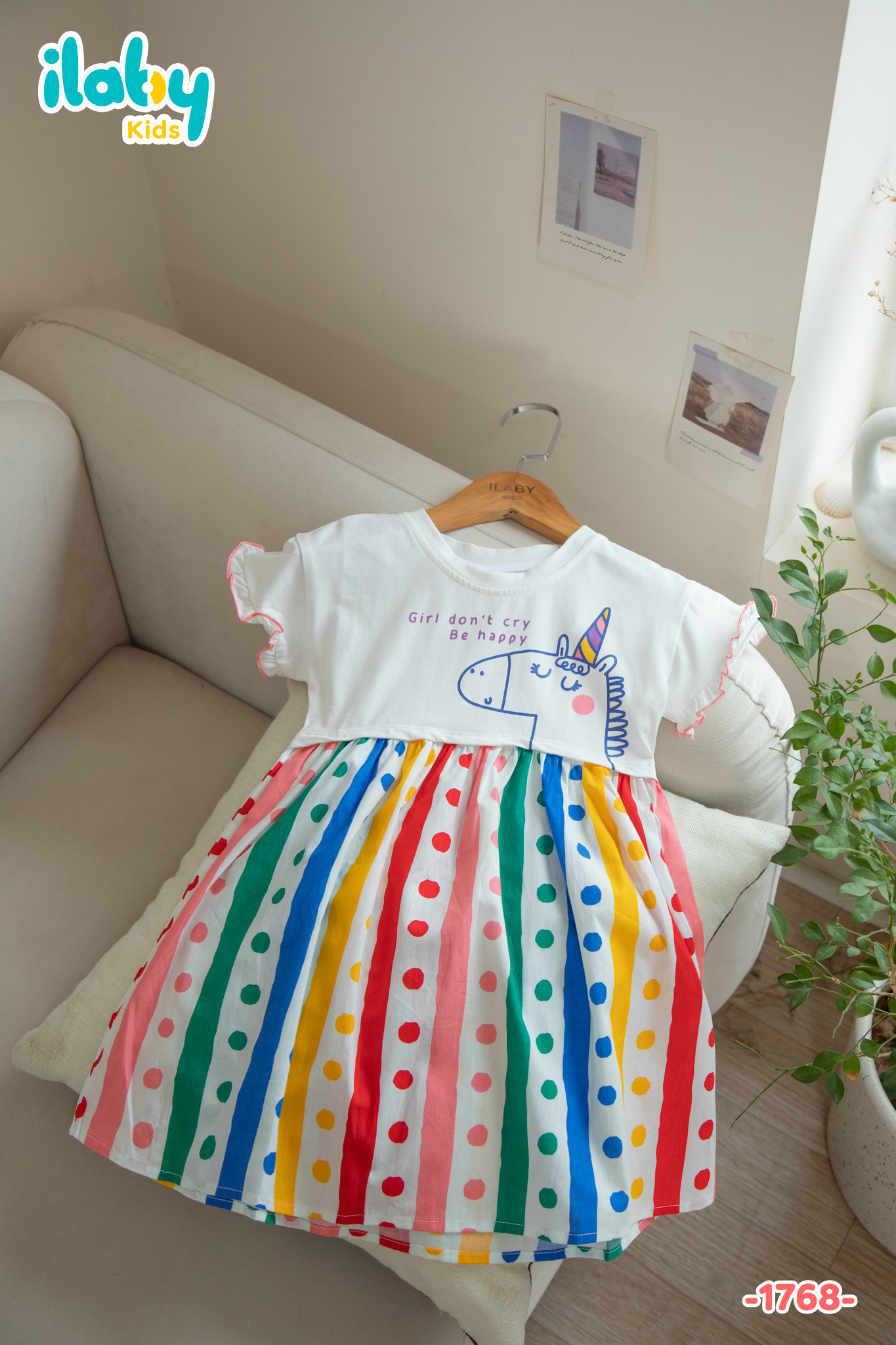 Váy cotton phối thô họa tiết_thumbnail_2