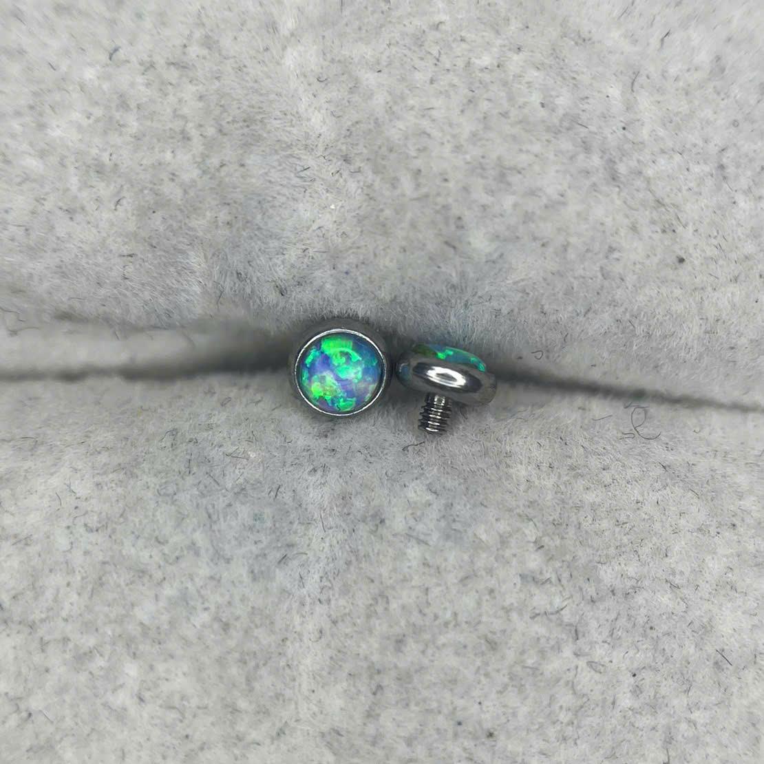 Charm cấy thép y tế opal xanh nhạt size 4 thân 1.6_thumbnail_3