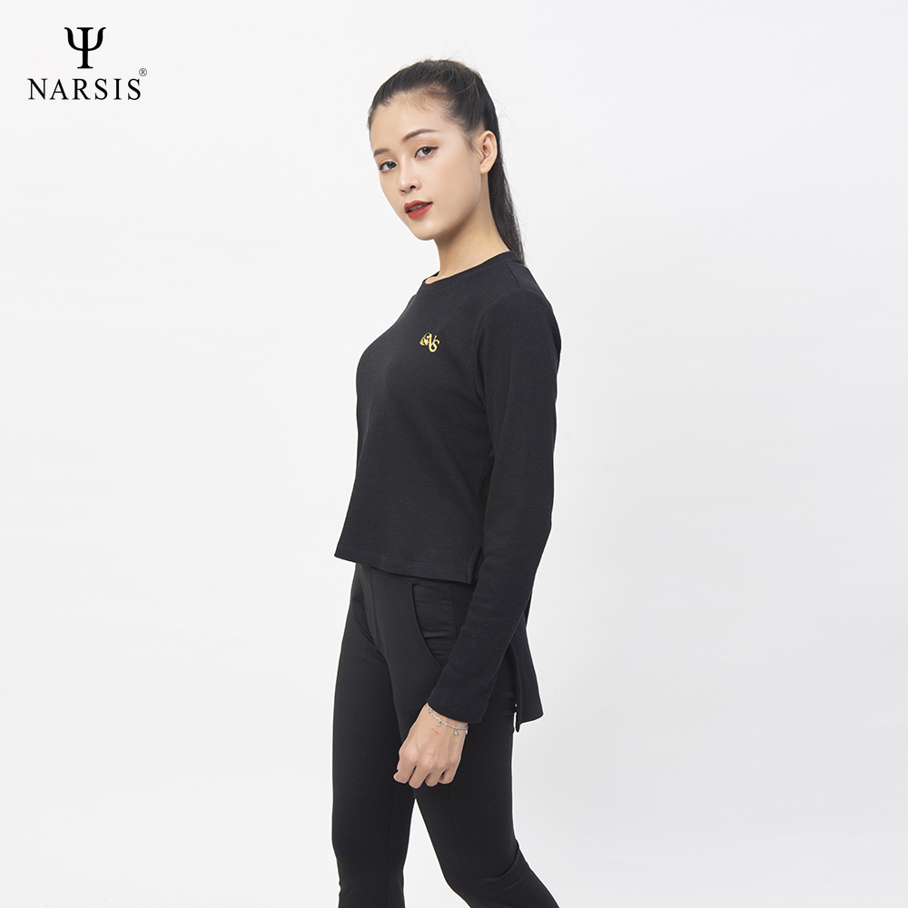 ÁO THU ĐÔNG NỮ L0035 NARSIS VẢI LEN COTTON ẤM ÁP, THOÁNG MÁT, GIỮ ẤM TỐT, MỀM MẠI_thumbnail_2