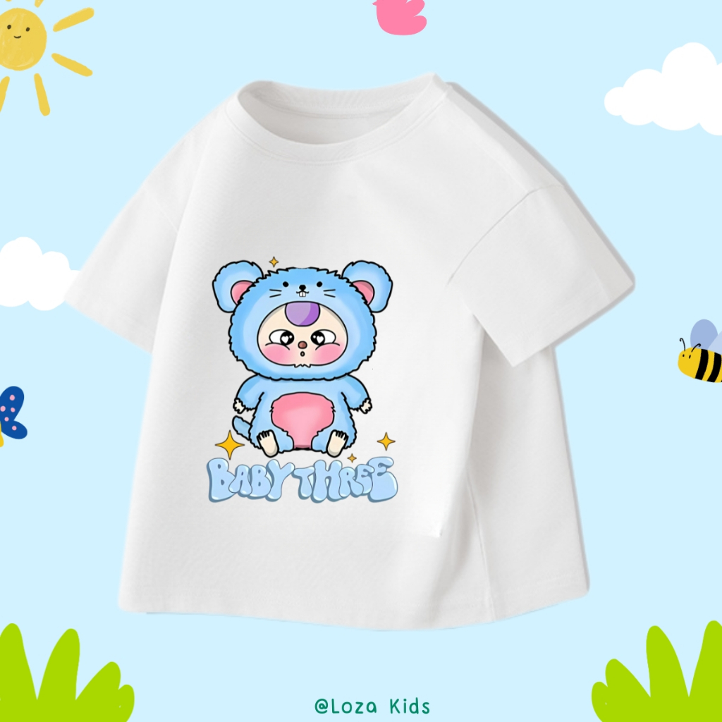 Áo thun trẻ em in hình Baby Three - Loza Kids AT033_thumbnail_2