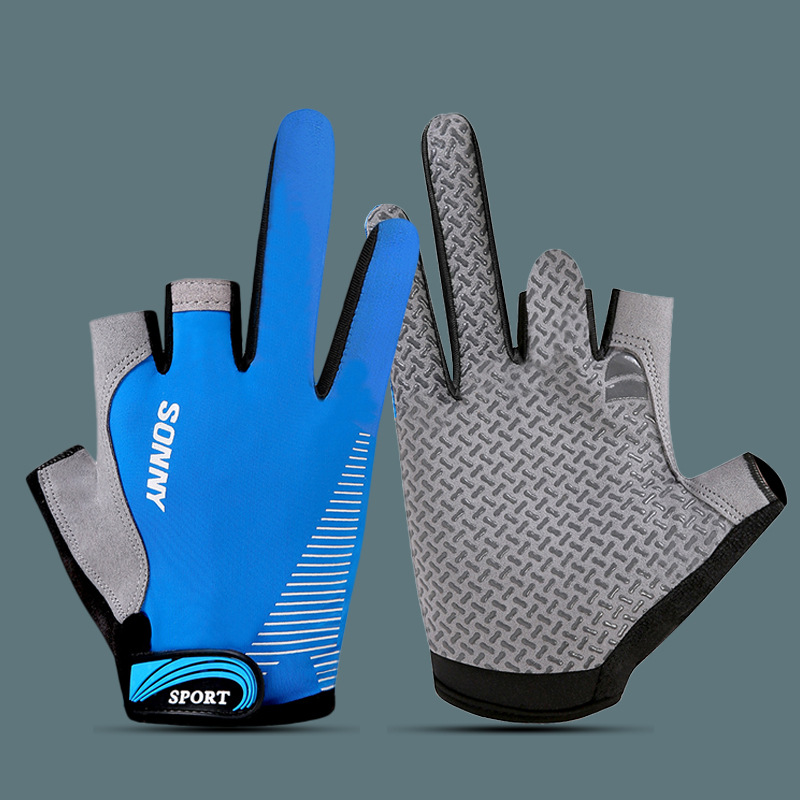 Găng Tay Câu Cá Hở Ngón SONNY Sport Chất Liệu Da Lộn_thumbnail_2