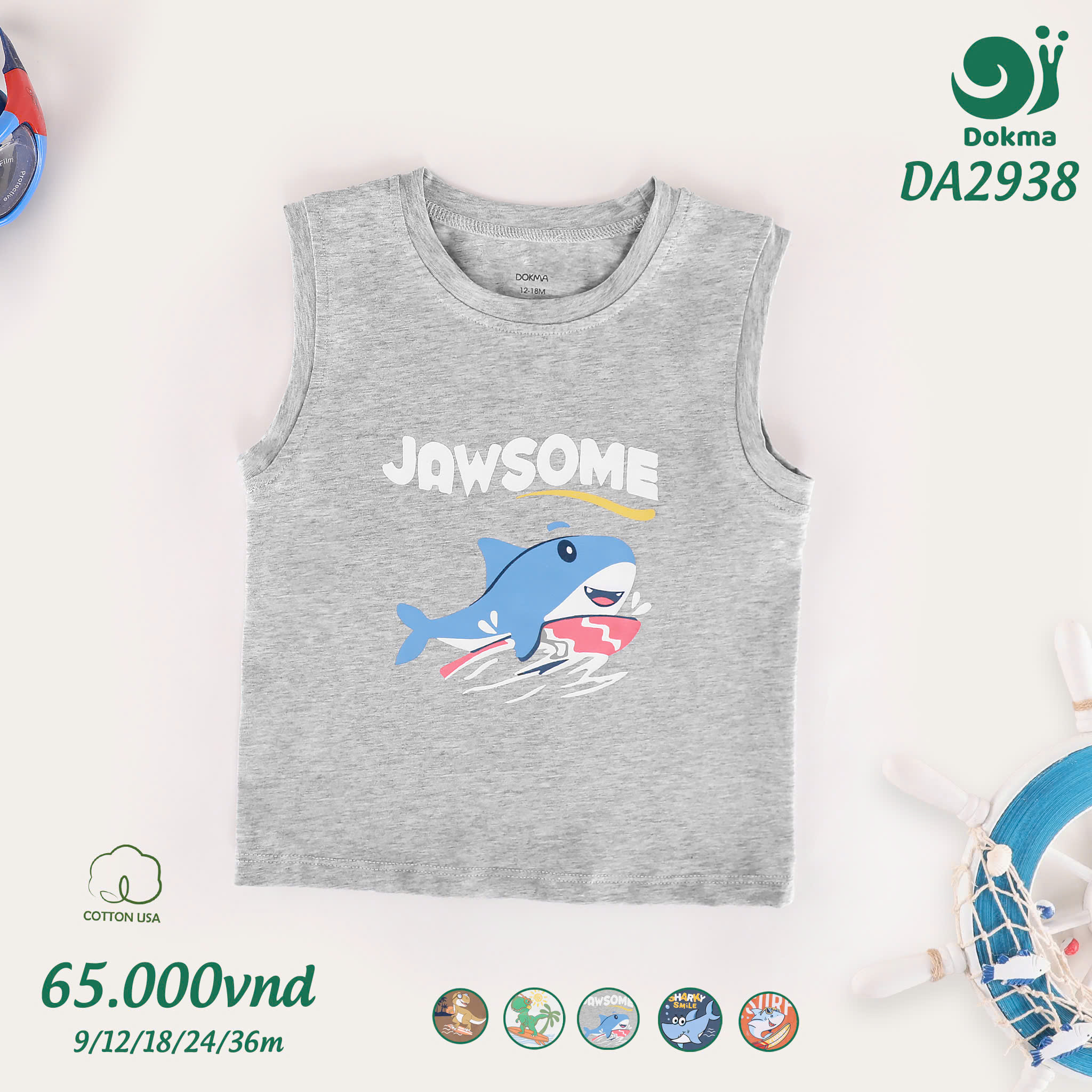 Áo trẻ em nam Dokma DA2938_thumbnail_2