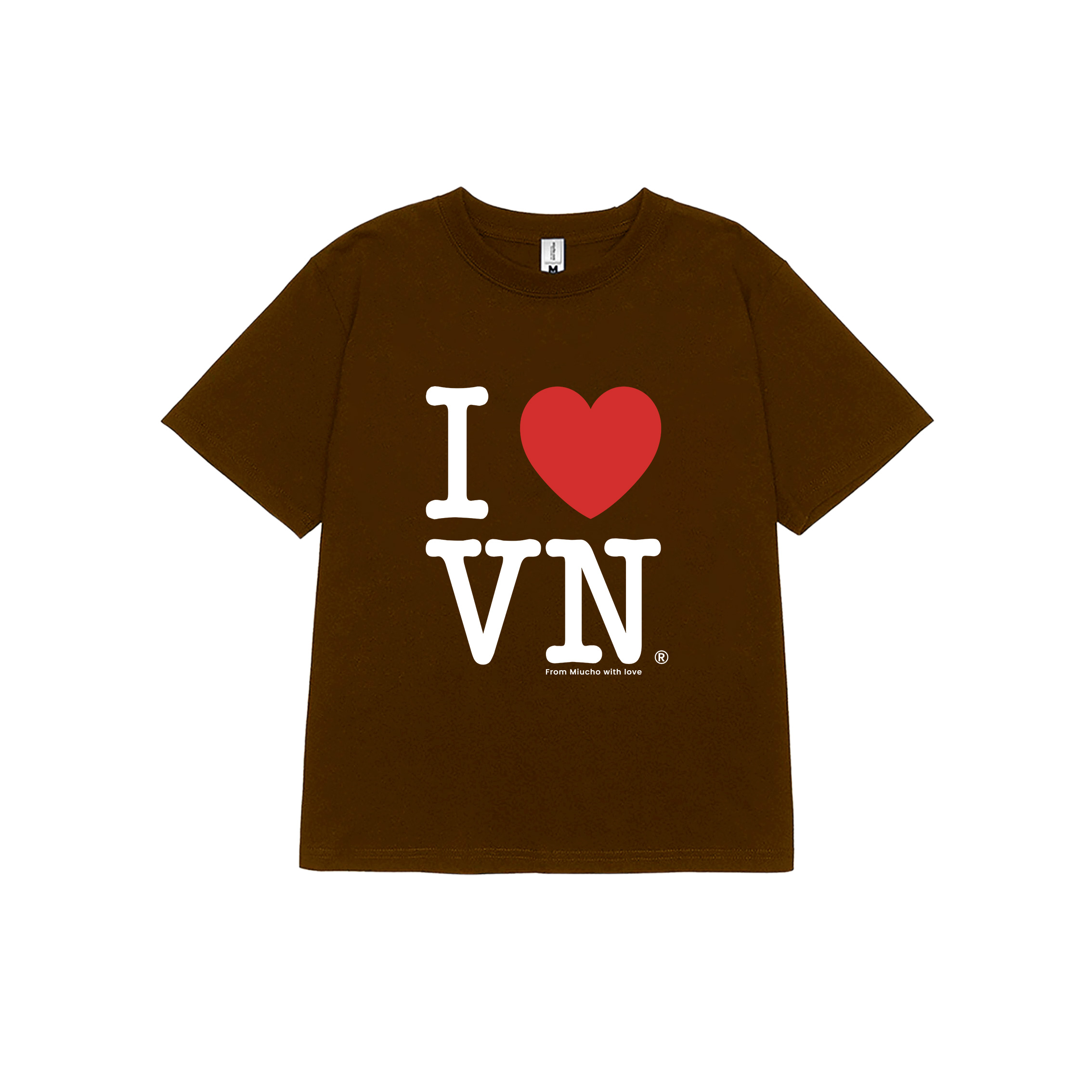 Áo thun baby tee I love VietNam form ôm xinh xắn ABD1220 Miucho tay ngắn Cổ tròn hotrend in artwork_thumbnail_9