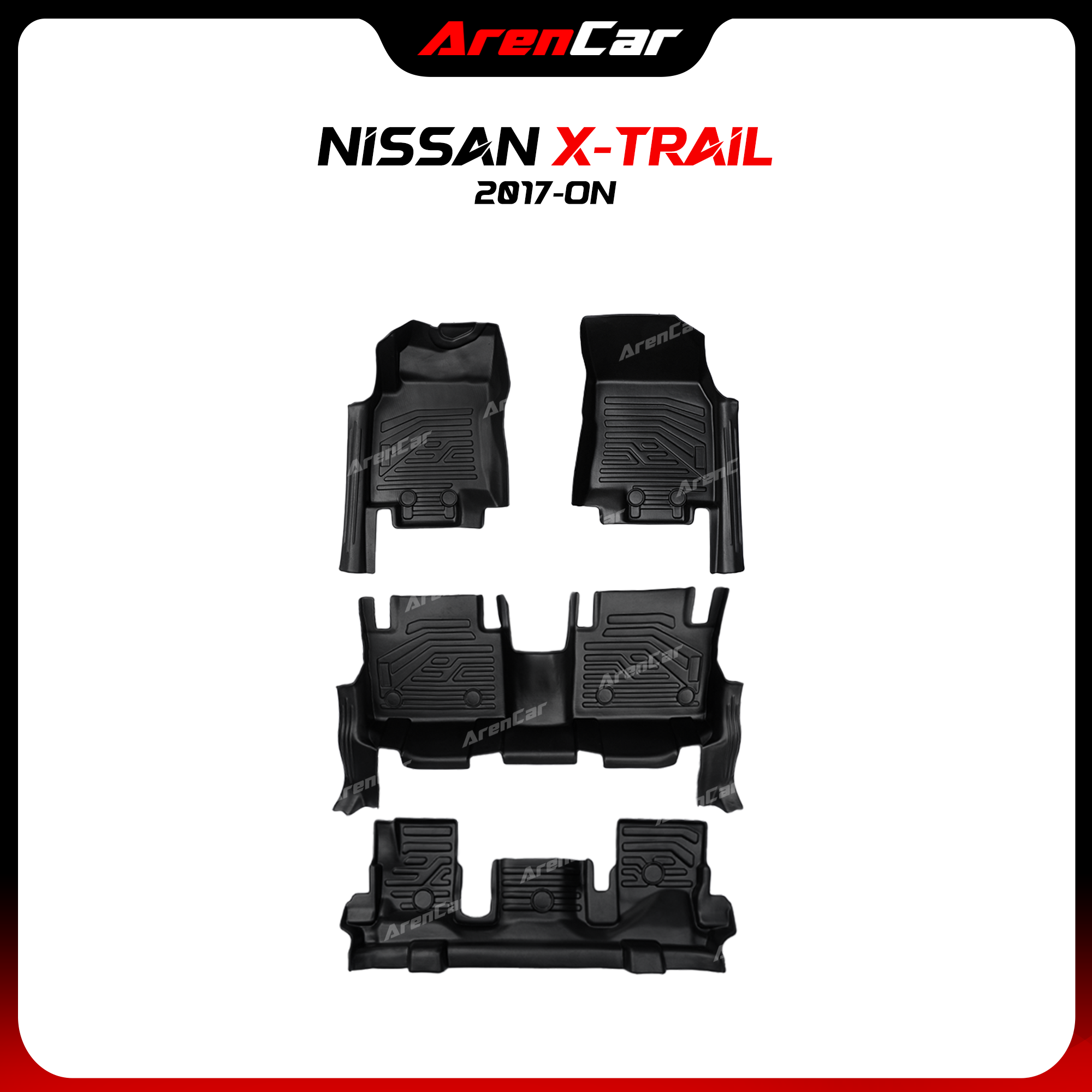 Thảm Lót Sàn Ô Tô Nhựa Đúc TPE Nissan Xtrail