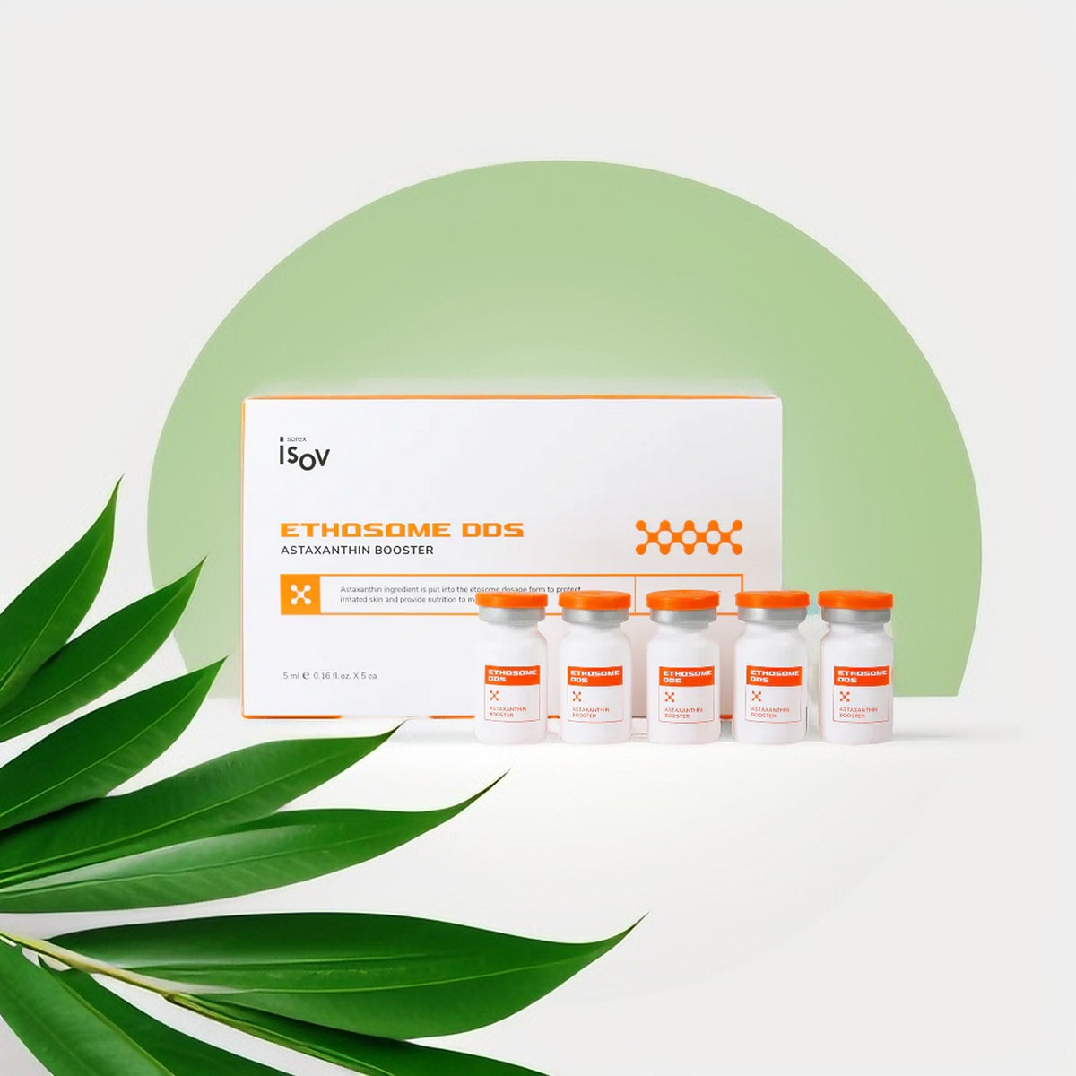 Serum Tái Tạo Da iSOV Ethosome DDS Astaxanthin Booster Hộp 5 Ống x 5ml - Chống Kích Ứng Và Oxy Hóa Da_thumbnail_0