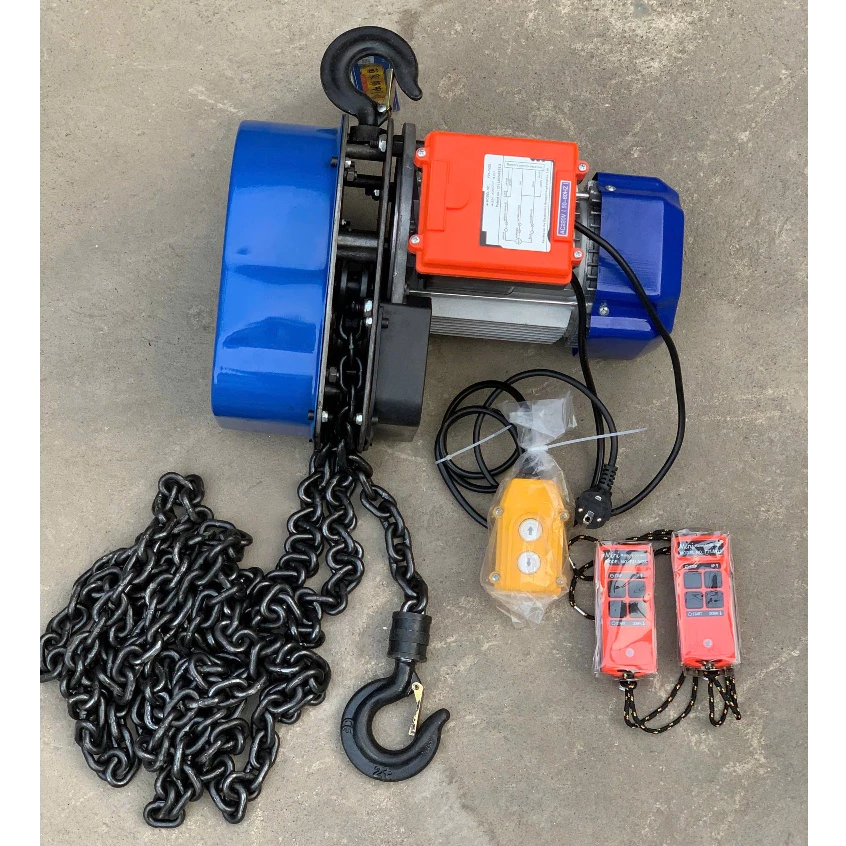 Palang xích điện DHS tải 1 tấn, 2 tấn, 3 tấn, 5 tấn xích 6m_thumbnail_3