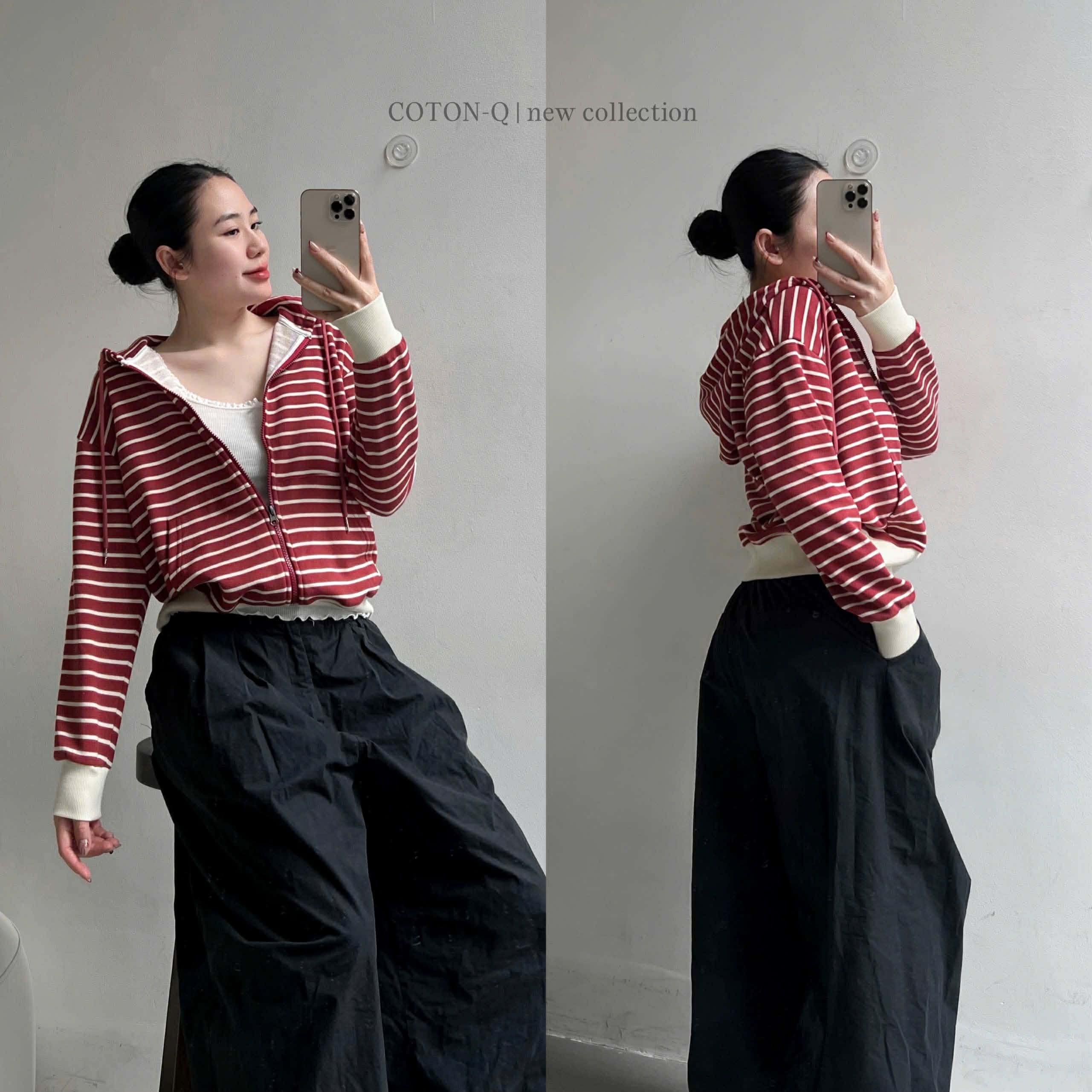 Áo khoác phối màu sọc ( XANH )_thumbnail_11