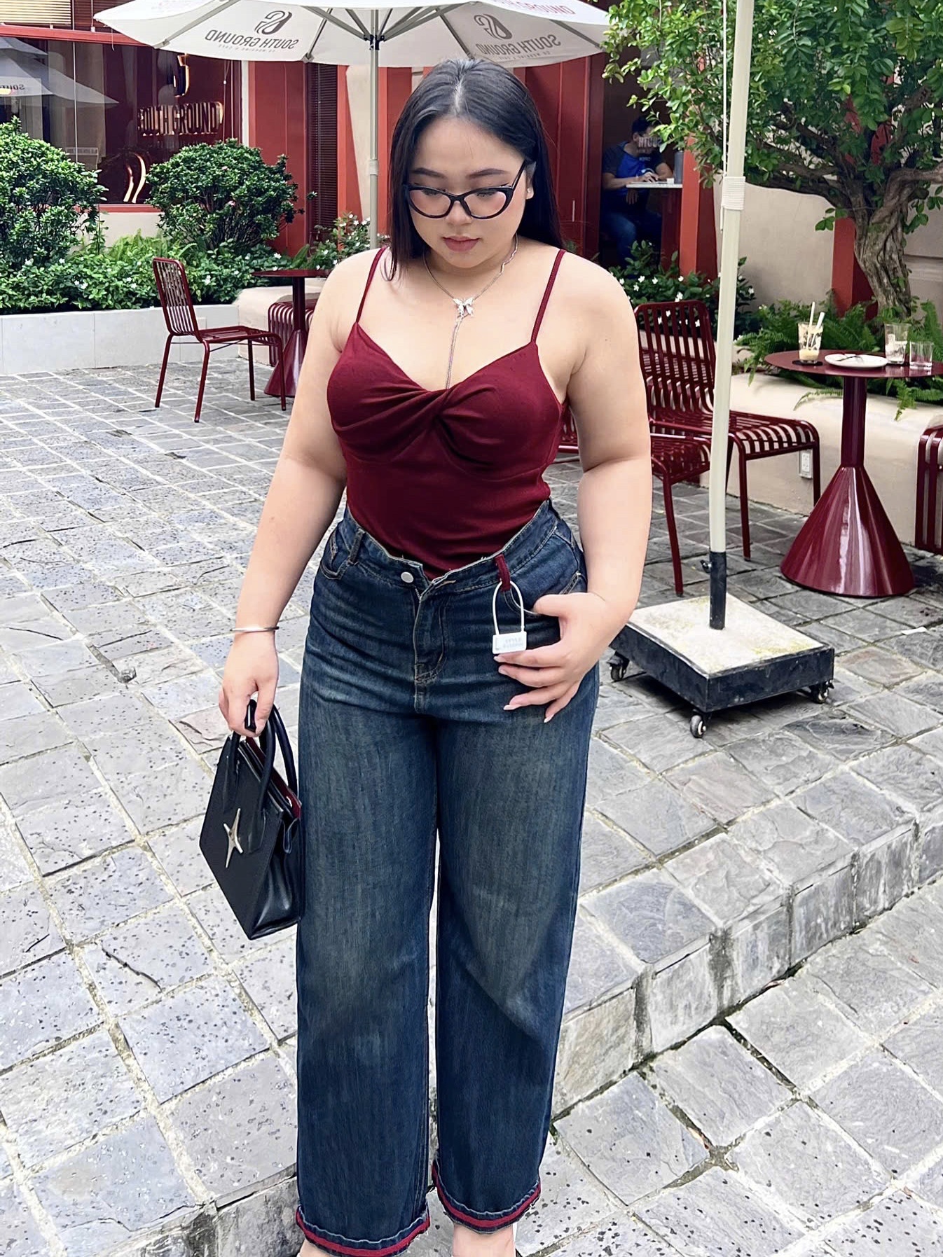 BIGSIZE-Quần suông phối viền lai T- QJ399_thumbnail_8