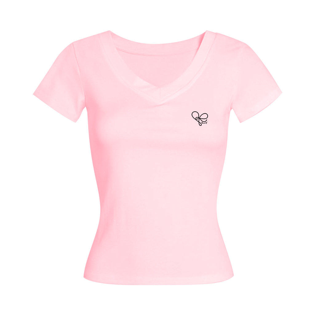 Áo thun nữ cổ tim ôm body Beezy 2489 form ôm 100% Visco dễ phối đồ thoáng mát thấm hút mồ hôi size S M L_thumbnail_14