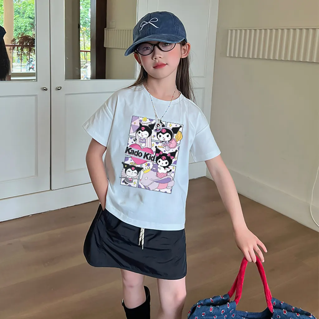 Áo thun bé gái đáng yêu Kado vải cotton thoáng mát hoạt hình in artwork 2970_thumbnail_2