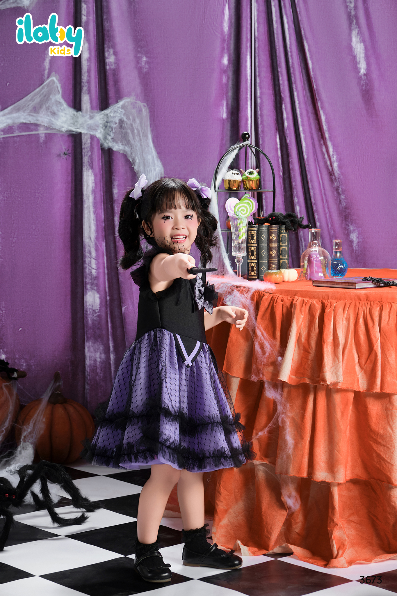 Váy lưới phối tím tay cánh tiên_thumbnail_2