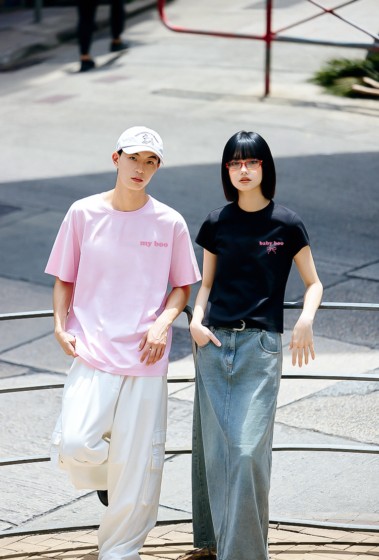 Áo thun cặp nam nữ đôi form rộng vải cotton co giãn thoáng mát ATD1653 Miucho in basic_thumbnail_6