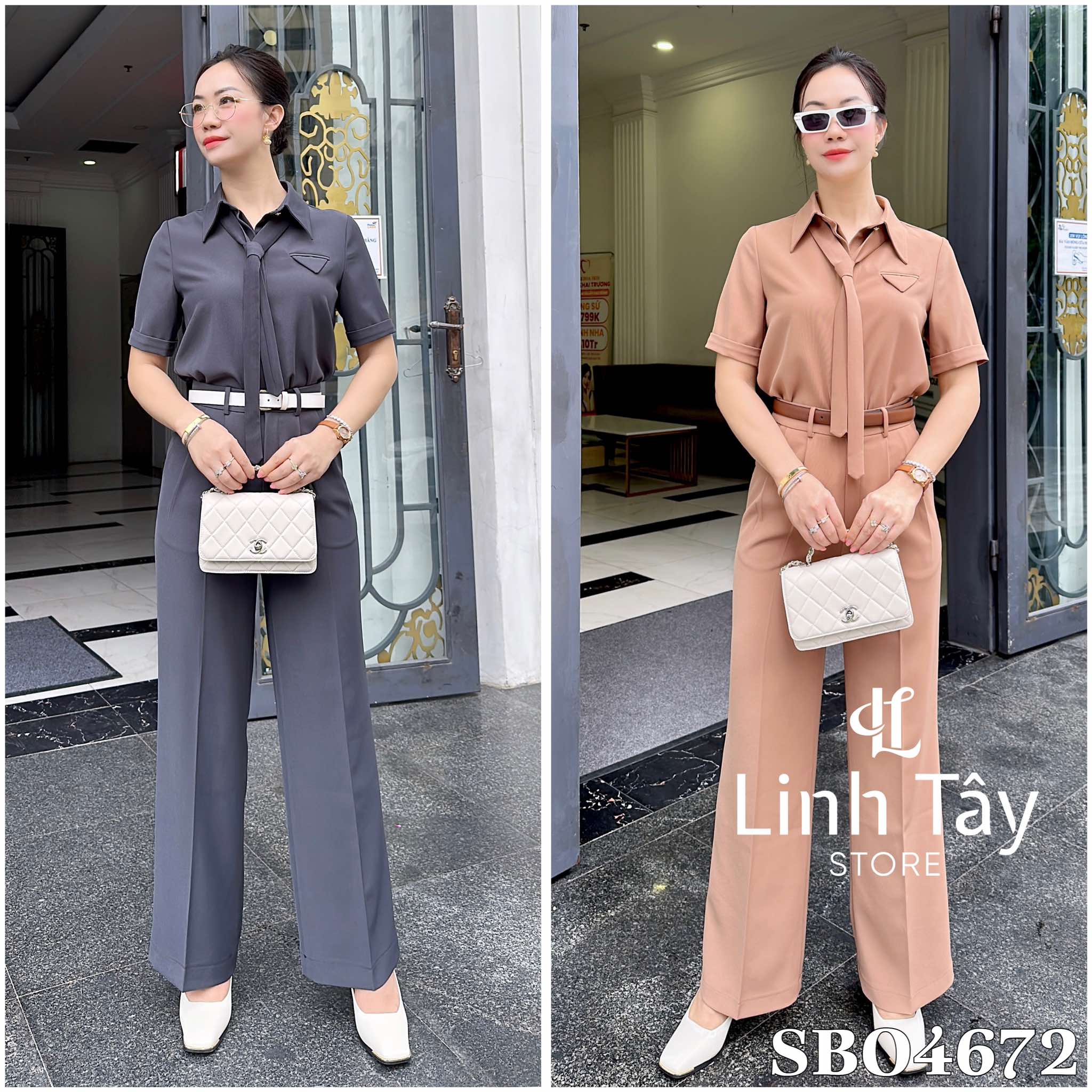 SET ÁO CARAVAT QUẦN SUÔNG