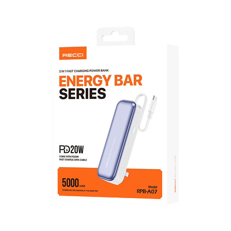 Sạc dự phòng Recci - RPB-A07-BLACK & PINK & WHITE_thumbnail_8