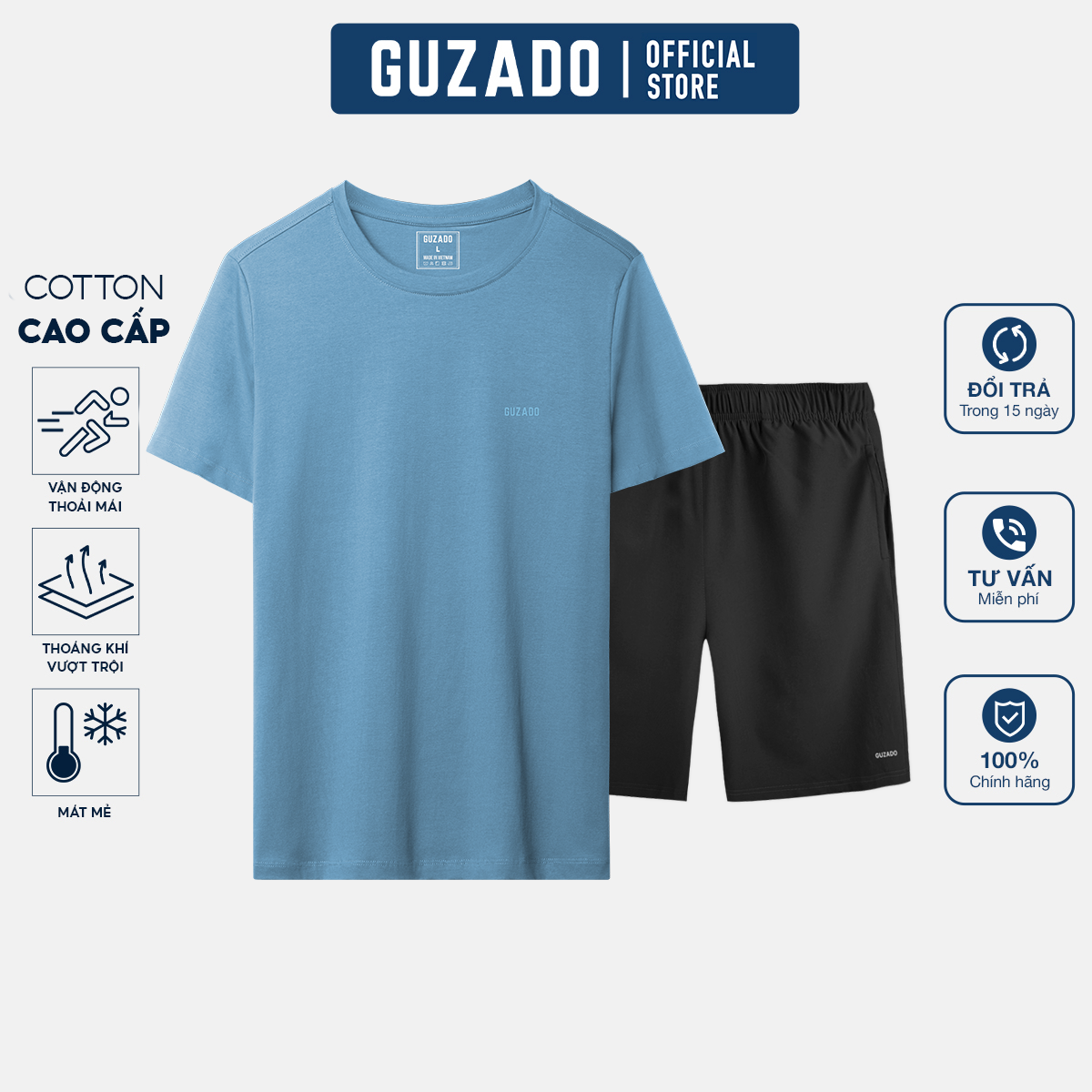 Bộ quần áo nam Guzado Form Regular Fit Dễ Phối Đồ BTS01_thumbnail_5