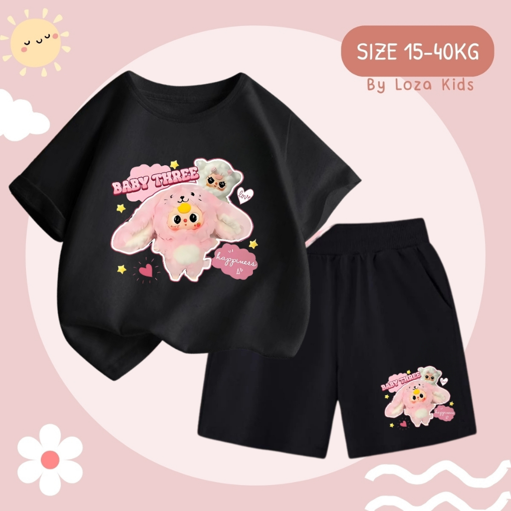 Đồ bộ bé gái in hình Baby Three - Loza Kids SB212_thumbnail_6