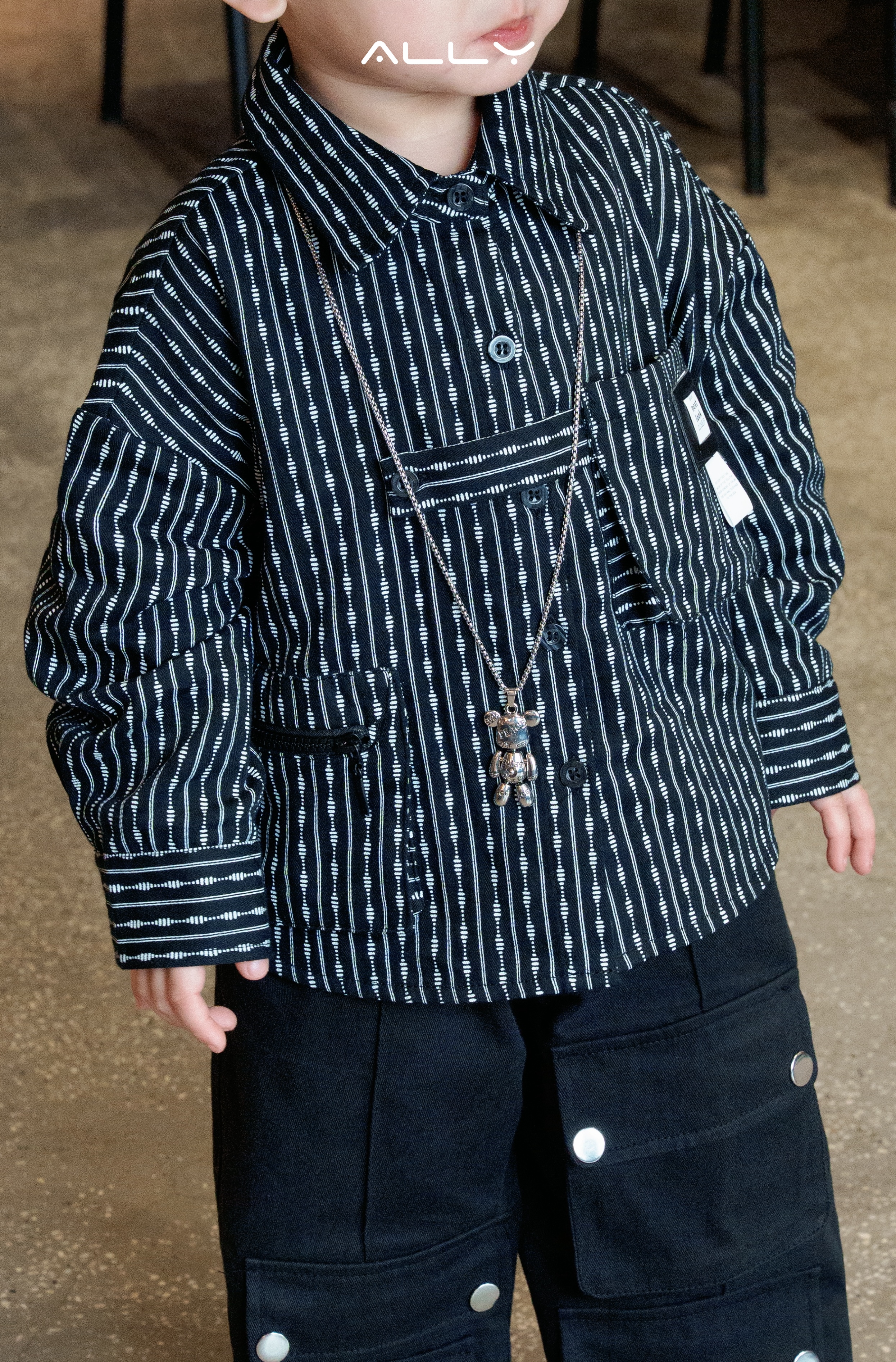 Áo sơ mi đen kẻ sọc hàn quốc_thumbnail_2