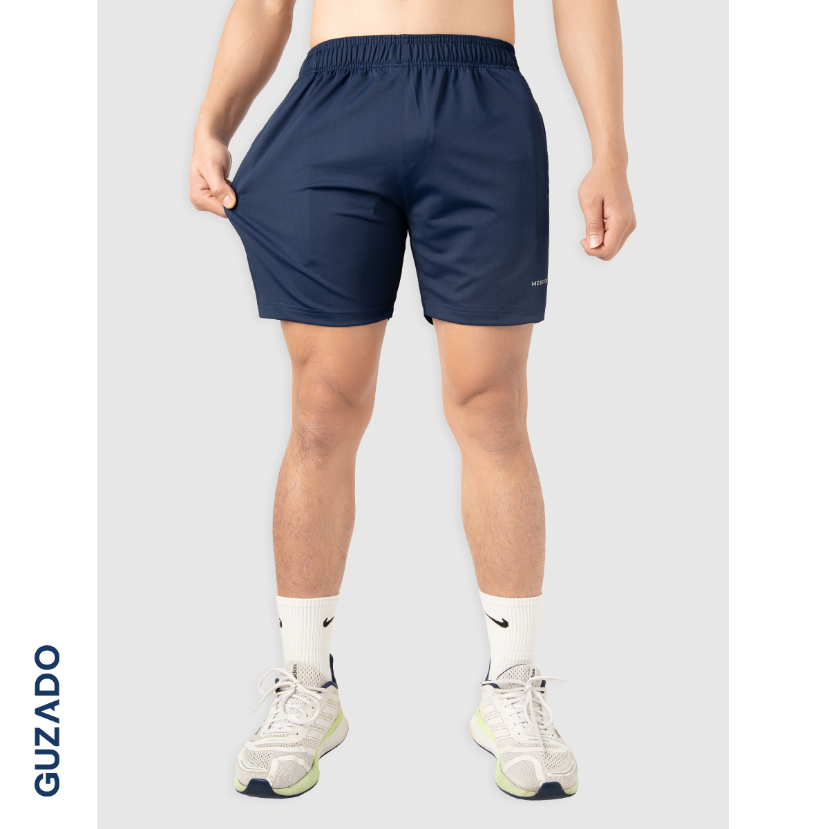 Quần Short Thể Thao Nam GUZADO Vải Thun Lạnh Siêu Co Giãn MSR10