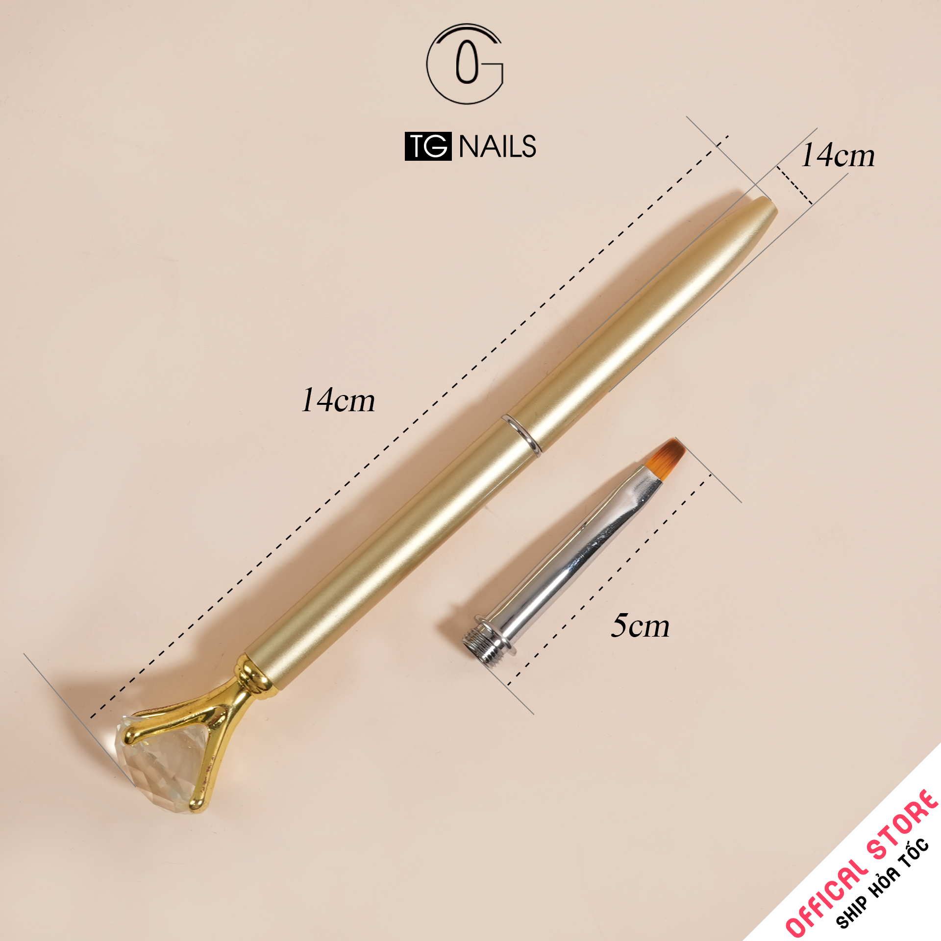 Bộ 10 cọ vẽ móng LOIUS cao cấp