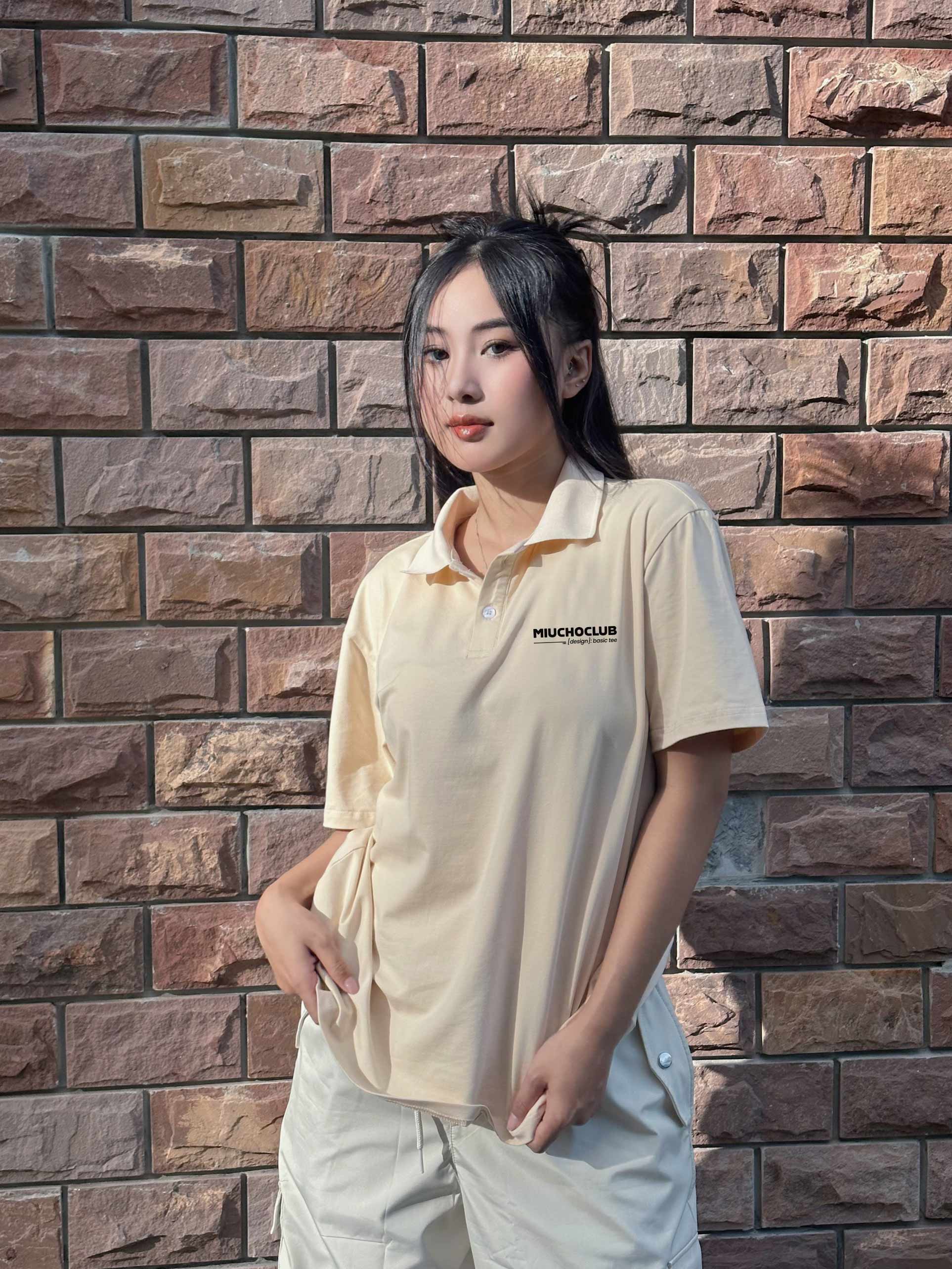 Áo polo nữ form rộng chất vải cotton co giãn thoáng mát PLD1701 Miucho in basic_thumbnail_6