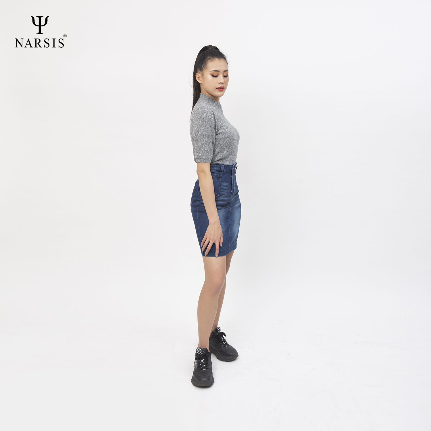 ÁO THU ĐÔNG NỮ L0083 NARSIS VẢI LEN COTTON ẤM ÁP, THOÁNG MÁT, GIỮ ẤM TỐT, MỀM MẠI_thumbnail_2