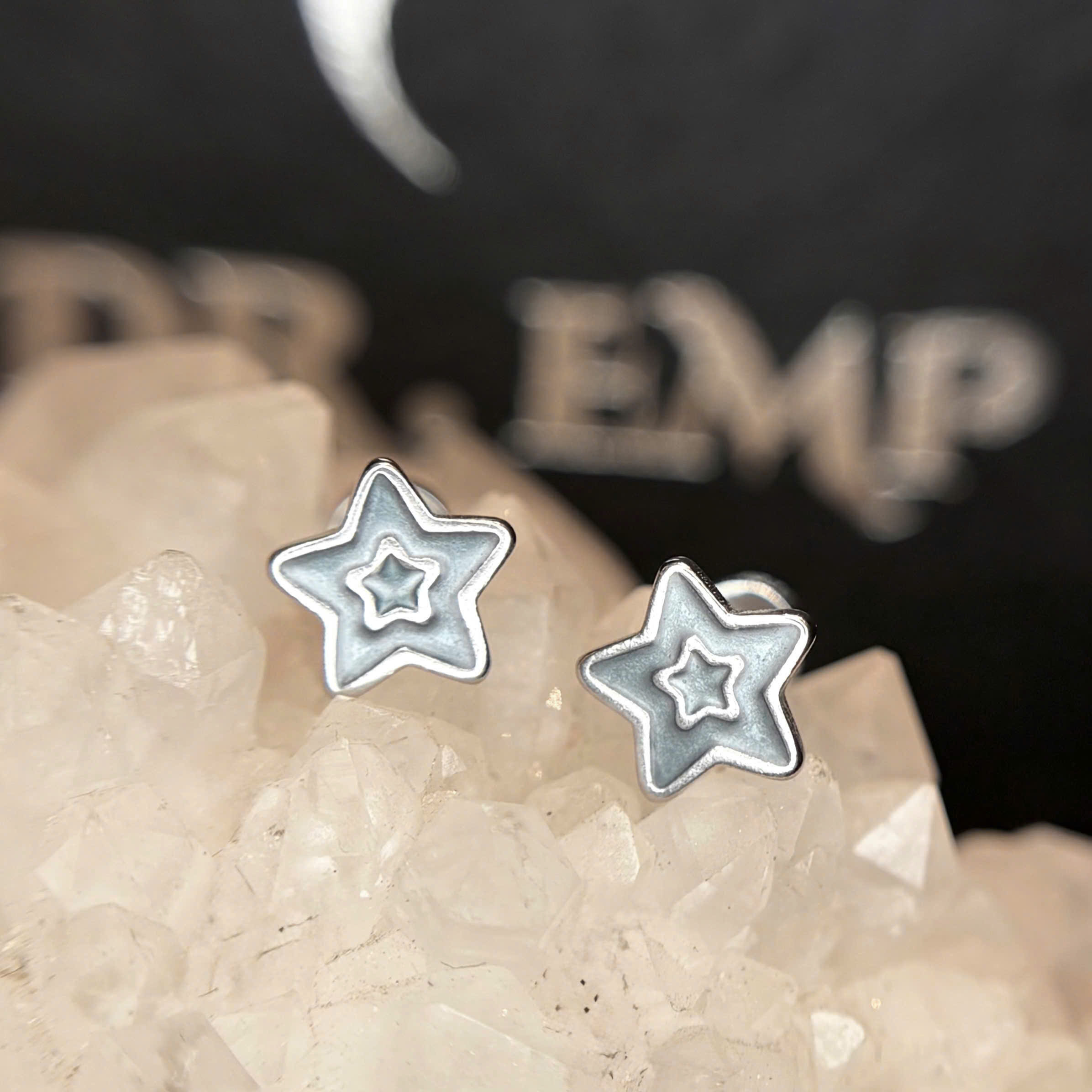 Khuyên kiểu ngôi sao trơn xanh bi_thumbnail_2