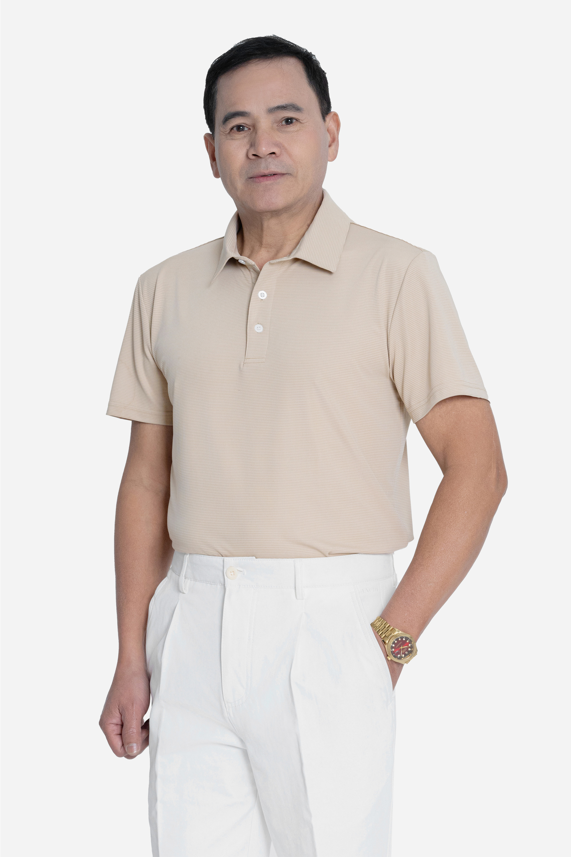 Áo Polo Nam Trung Niên ANCHI Chất Liệu Cotton Phom Suông Vạt Ngang_thumbnail_33