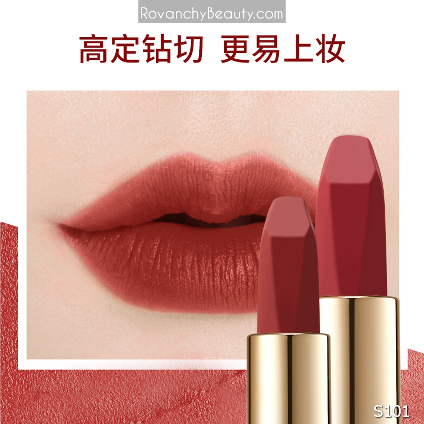 S101 Son Lì Cao Cấp Sayahaa Không Trôi - Màu Đẹp Tự Nhiên, Lâu Phai, Dưỡng Môi Mềm Mịn_thumbnail_3