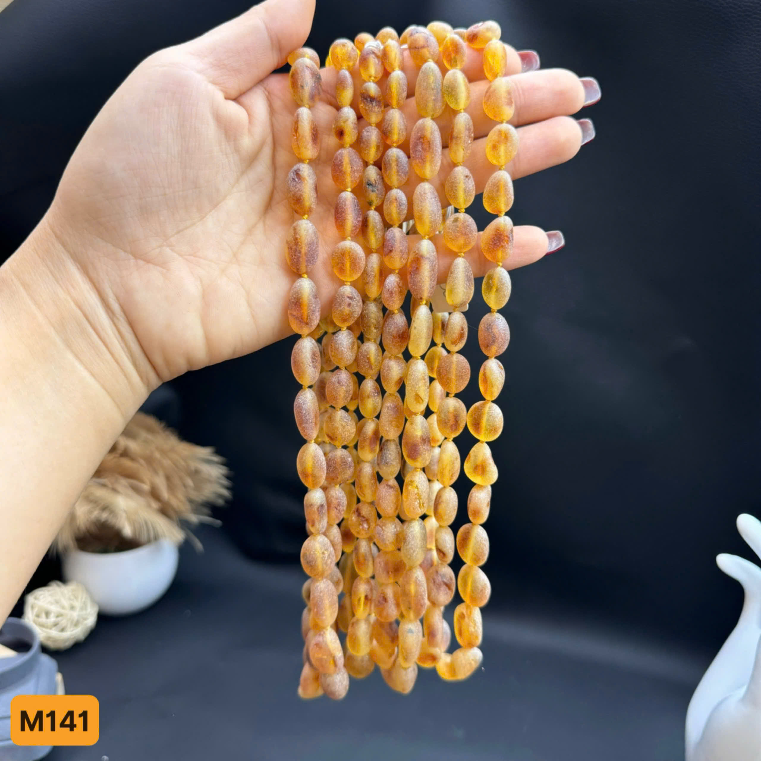 Vòng cổ thô y tế ánh huyết - M141