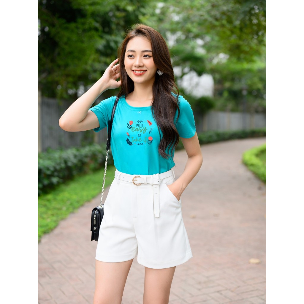 [Form Vừa] Áo thun nữ form vừa in hình hoa lá - Áo phông nữ Loza - G0173_thumbnail_13